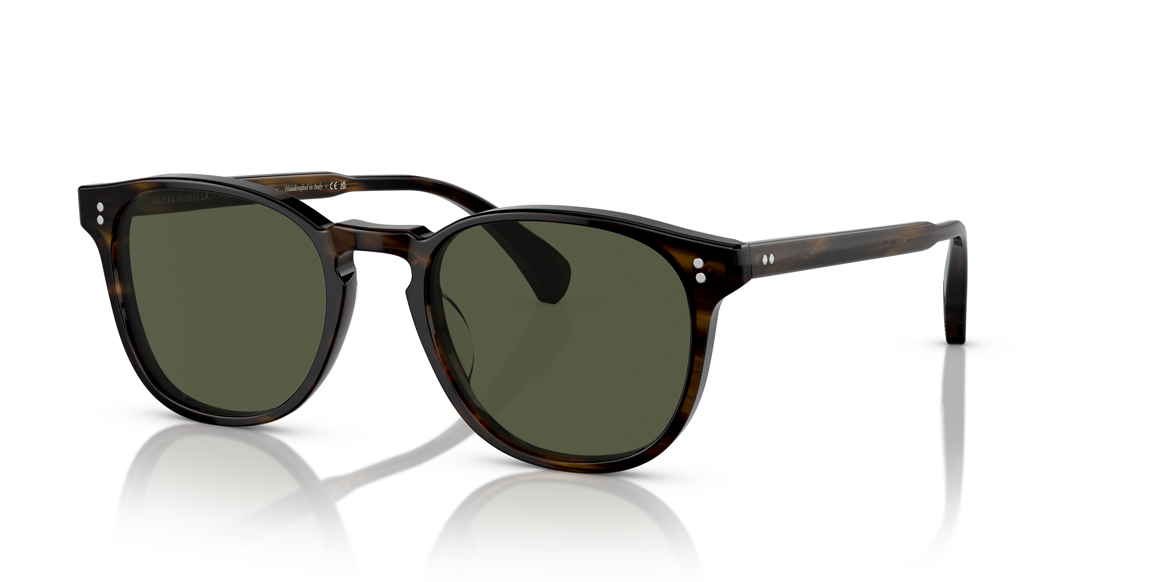 Oliver Peoples Finley Esq. Sun の バーク フレームと G-15 レンズ