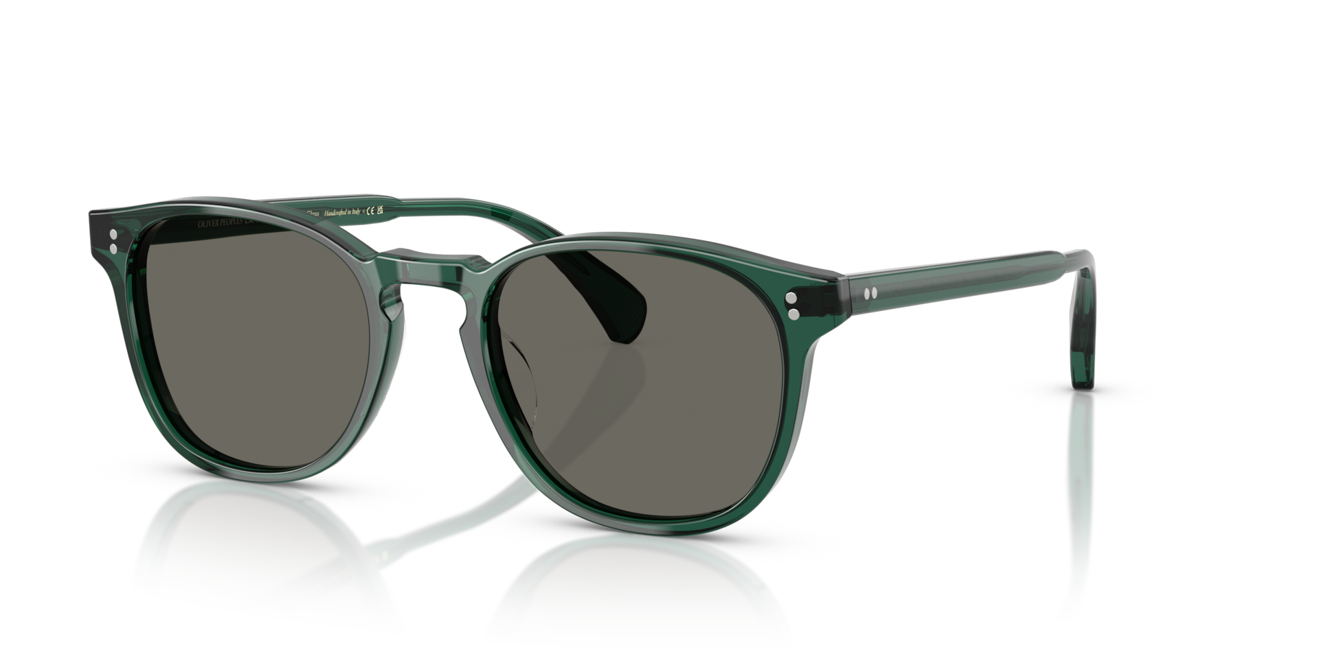 Oliver Peoples Finley Esq. Sun with Translucent Dark Teal frame