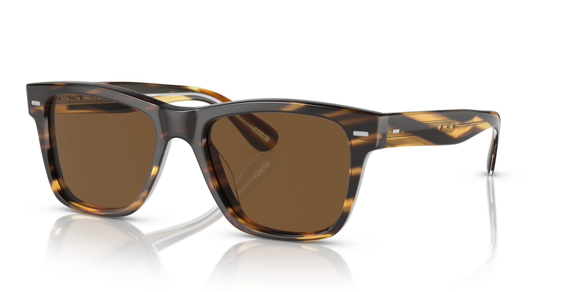 OLIVER PEOPLES Oliver Sun OV5393SU サングラス Oliver Peoples Oliver Sun with Cocobolo frame and True Polarized