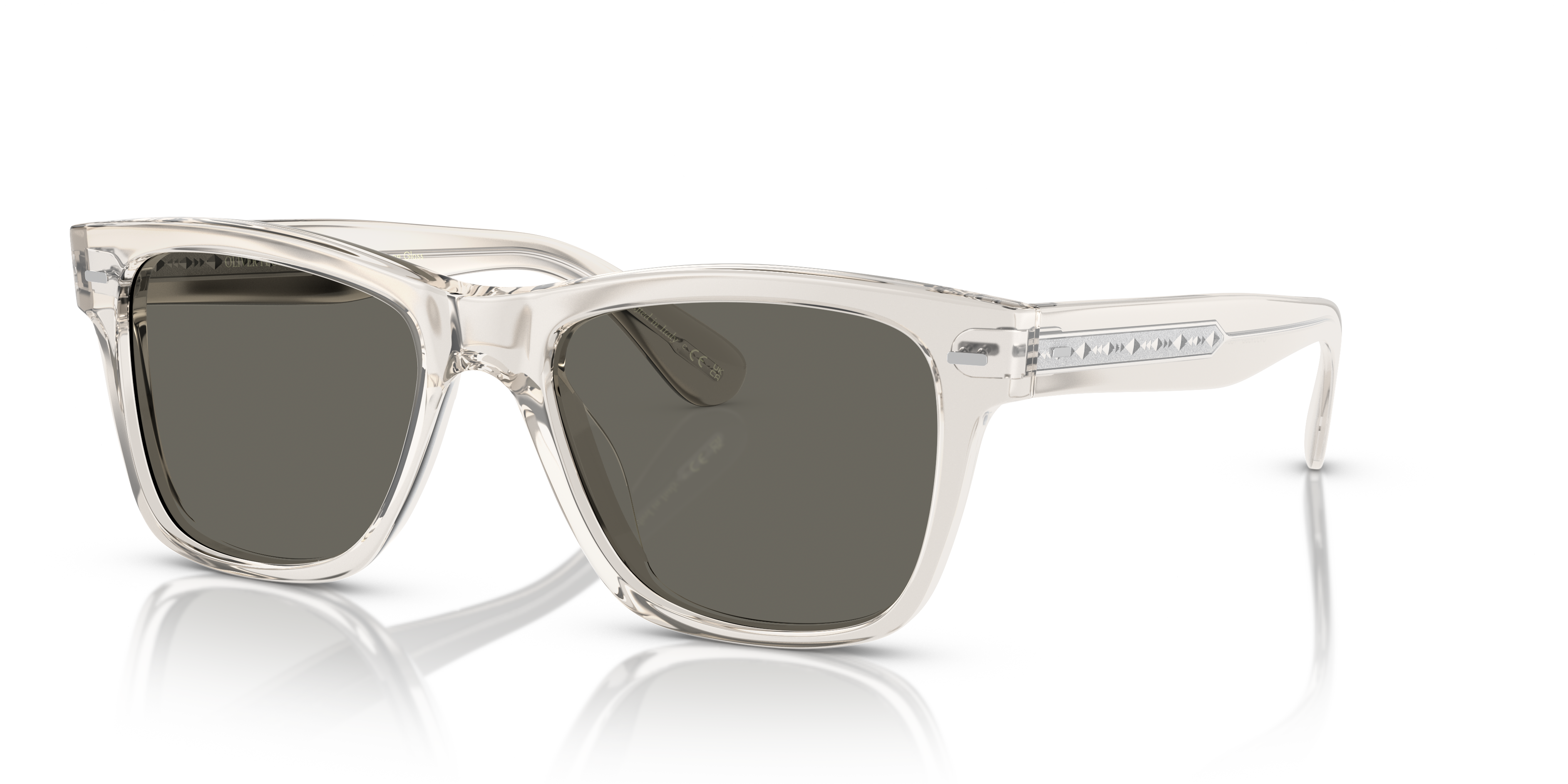 Oliver Peoples Oliver Sun with Black Diamond frame and Carbon Grey