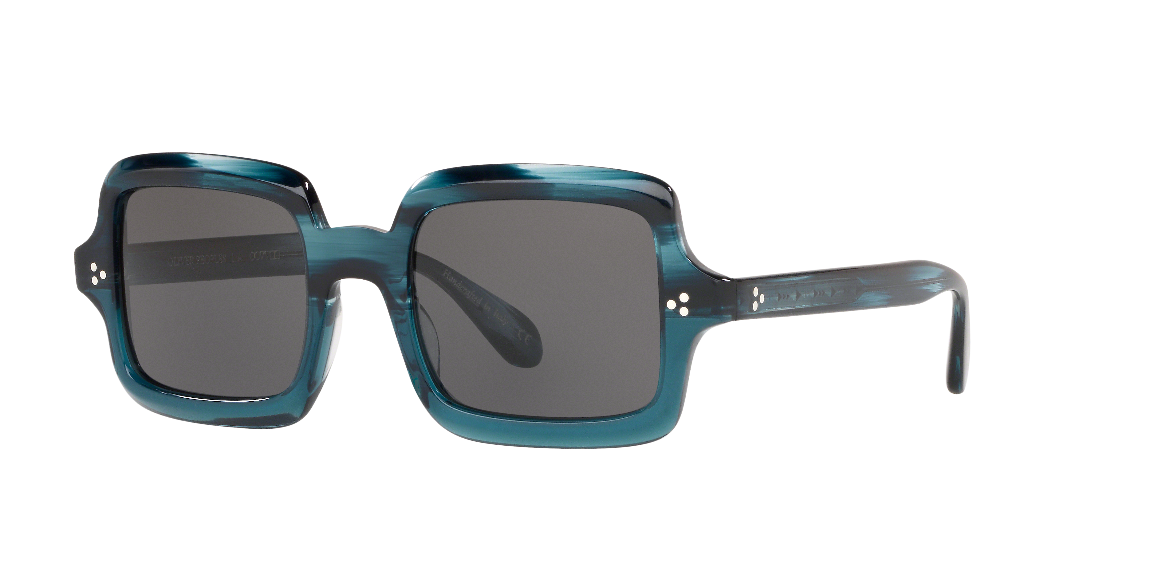 Oliver Peoples Avri with Teal VSB frame and Grey lenses | Oliver