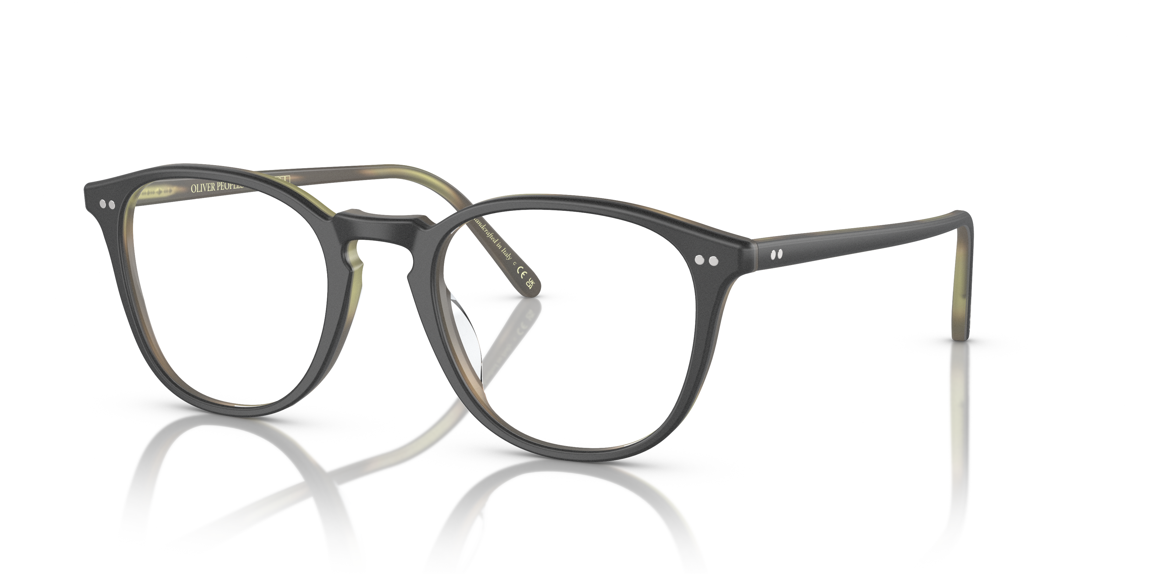 Oliver Peoples Forman-R with Semi Matte Black/Olive Tortoise frame