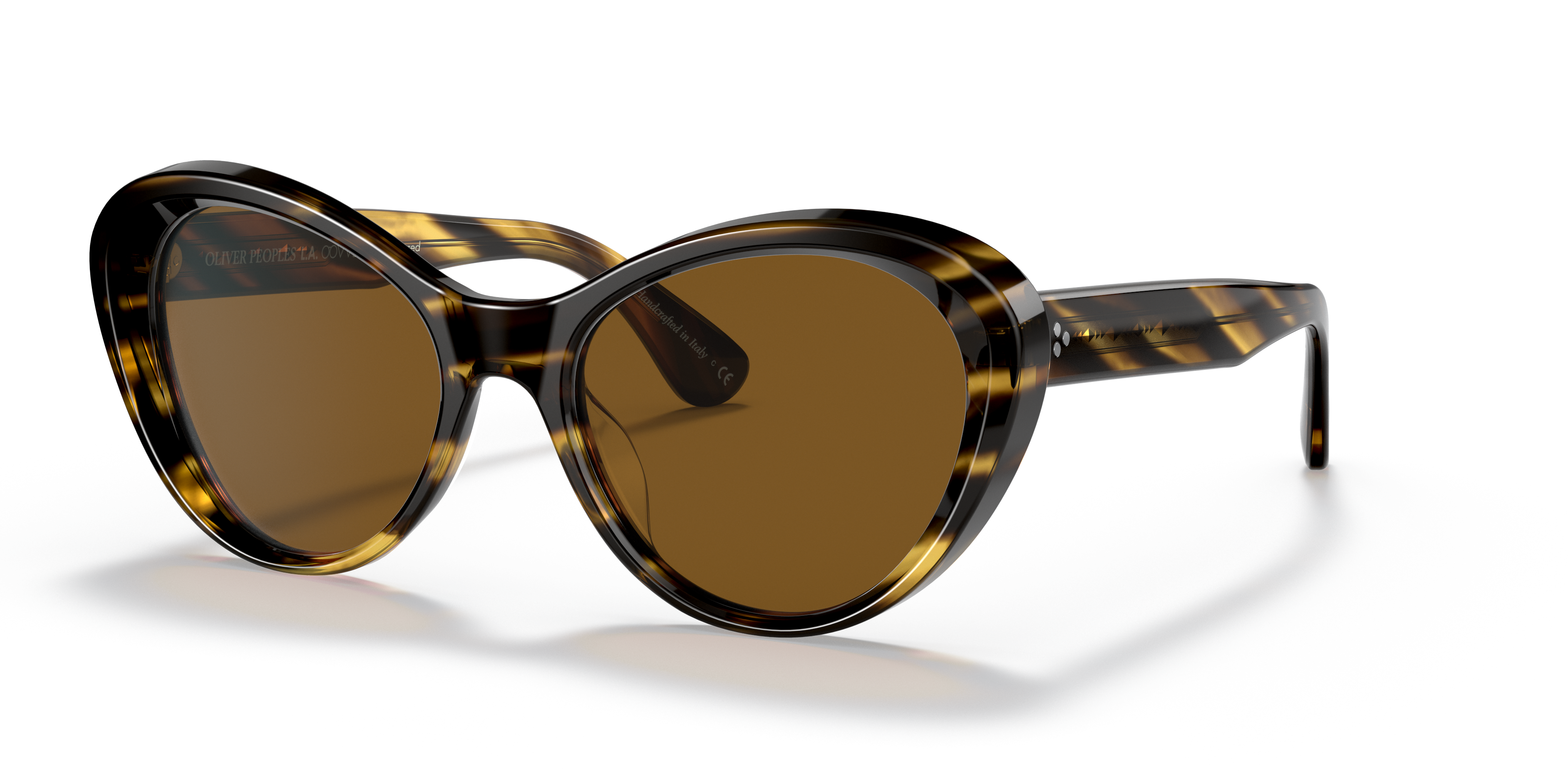 Oliver Peoples Zarene with Cocobolo frame and Brown Polar lenses