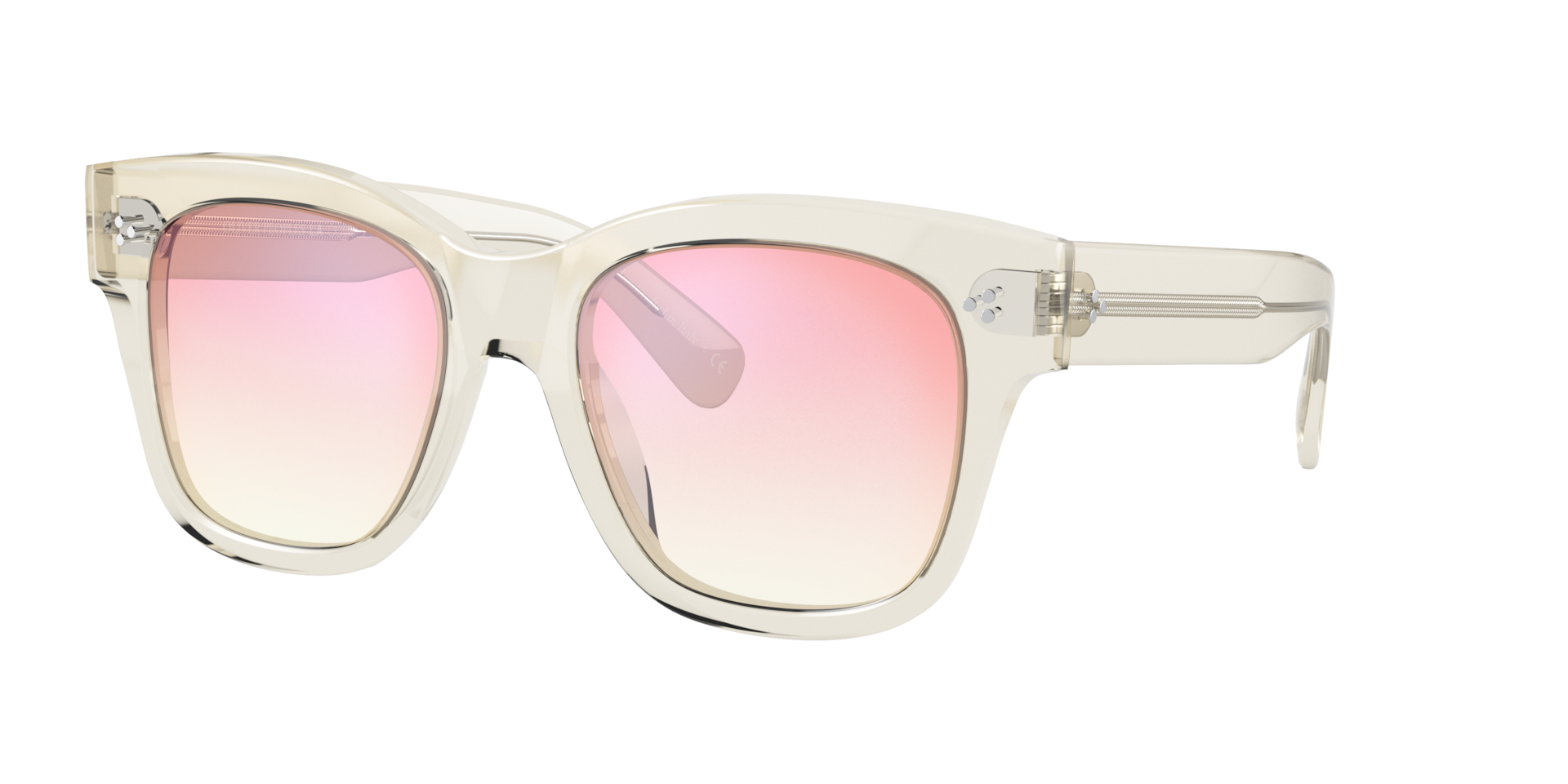 Oliver Peoples Melery with Pale Citrine frame and Soft Pink