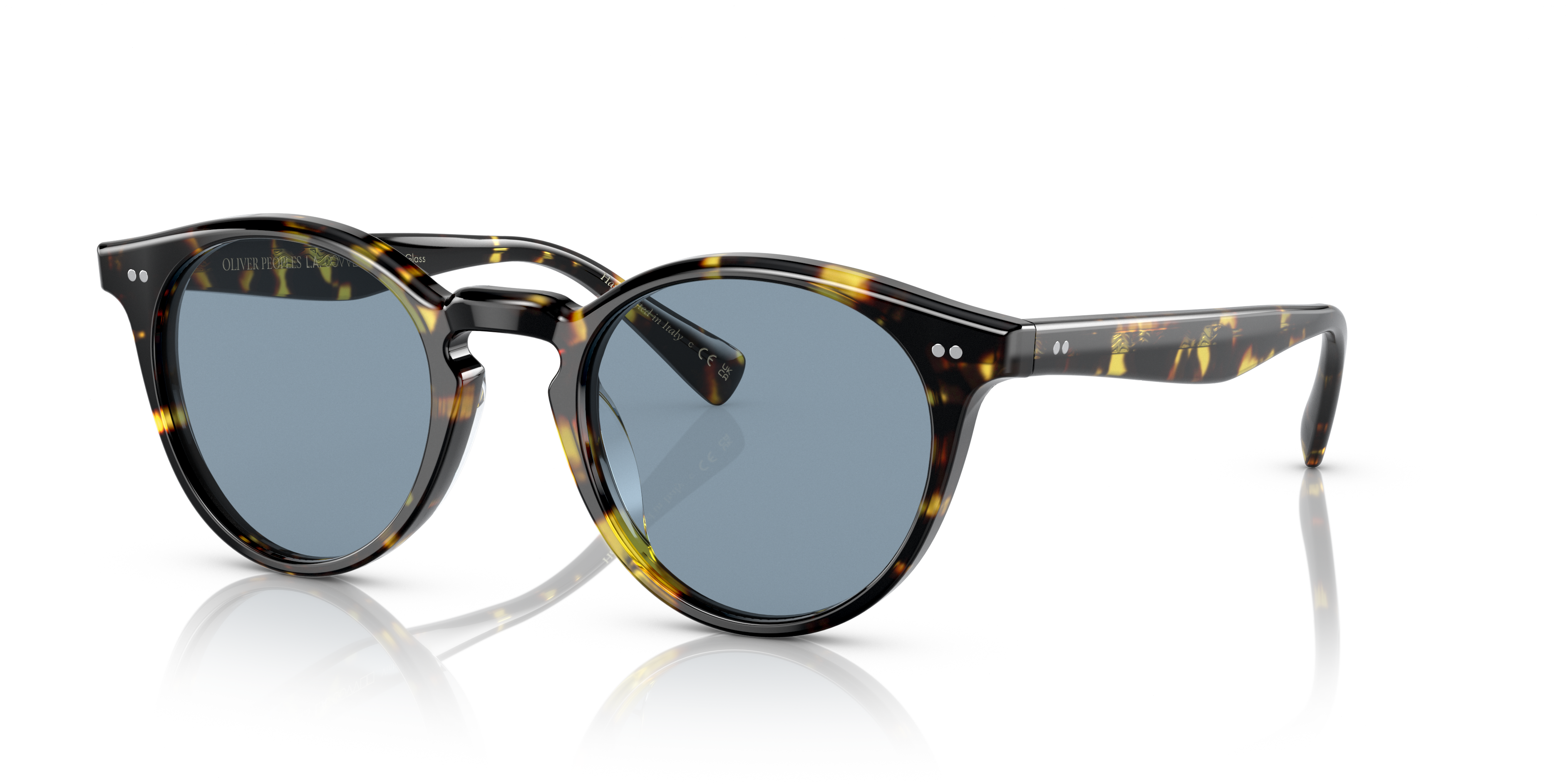 Oliver Peoples Romare Sun with Vintage DTB frame and Cobalto