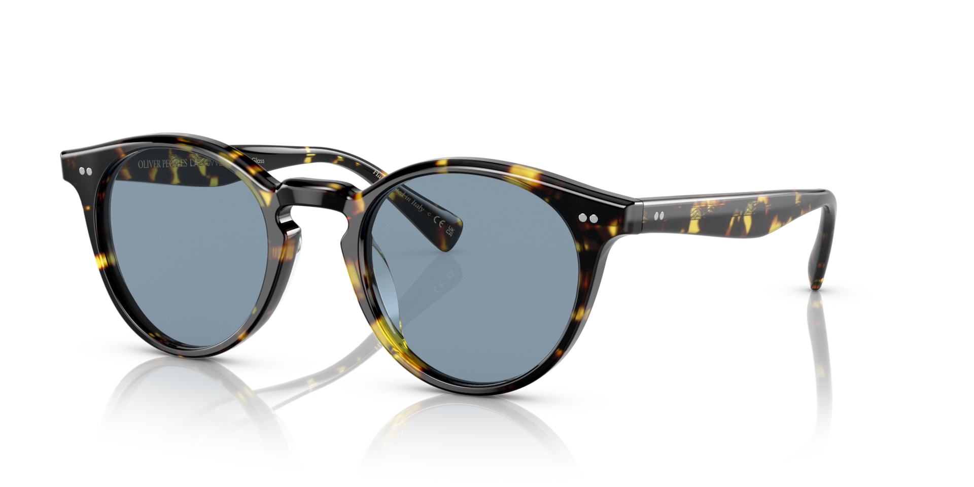 Oliver Peoples Romare Sun の Vintage DTB フレームと コバルト