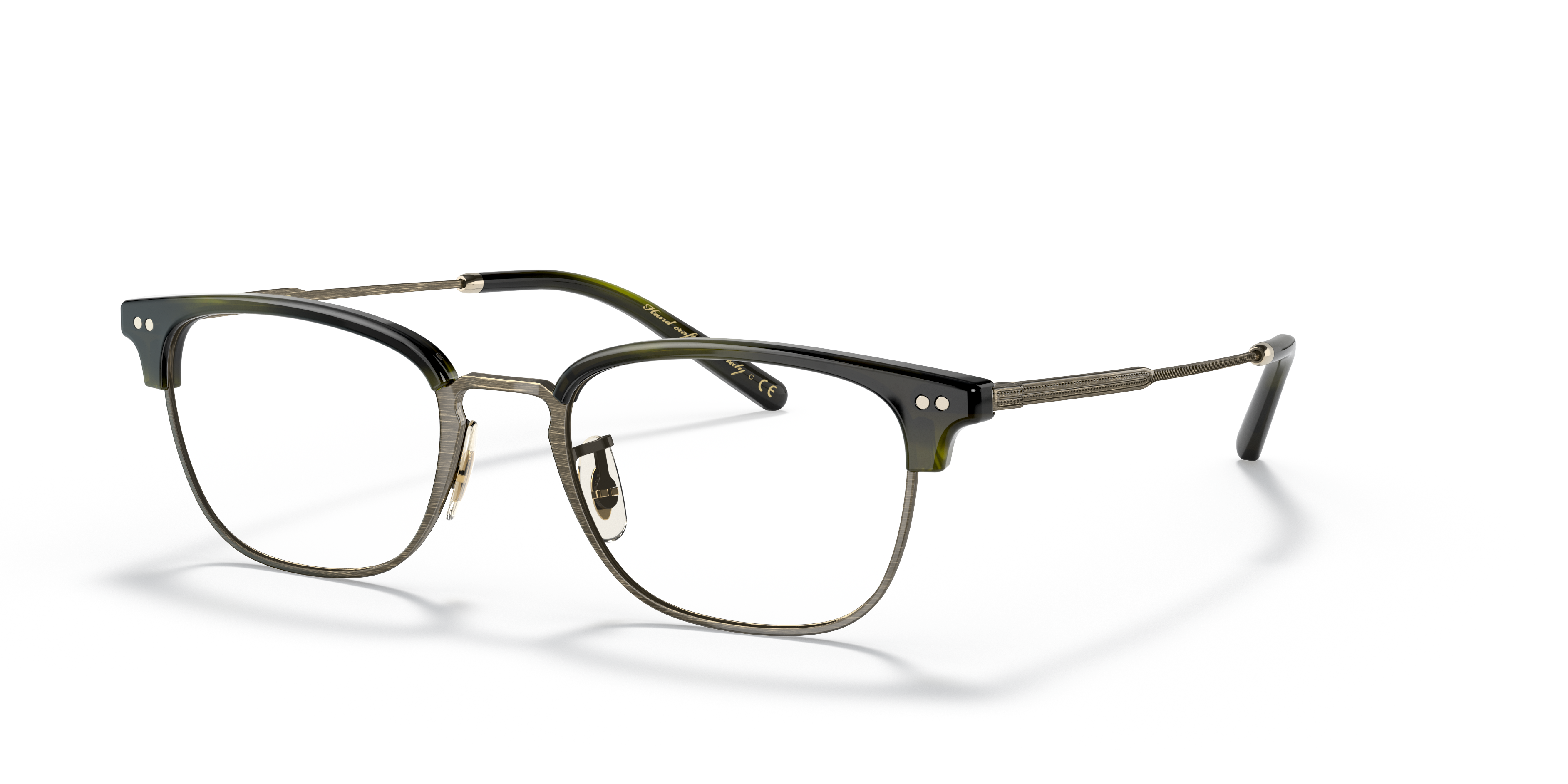 Oliver Peoples Kesten with Antique Gold/Emerald Bark frame