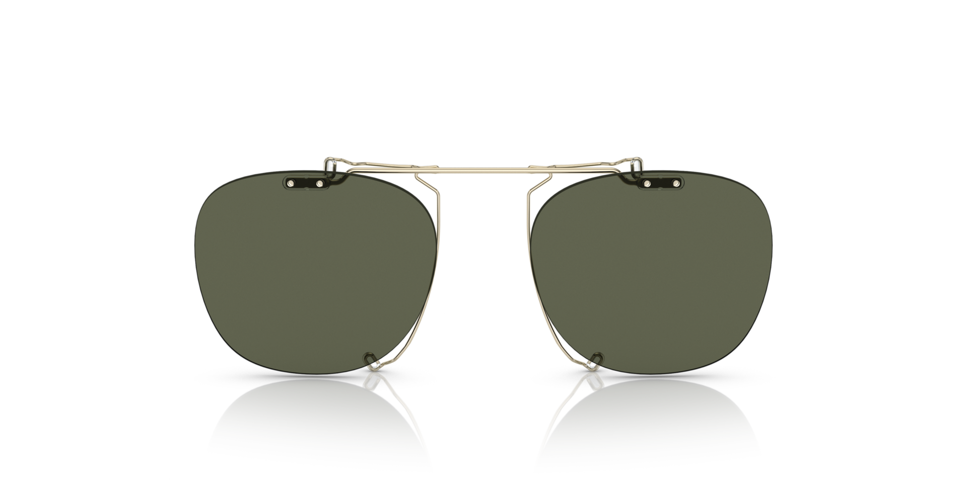 Oliver Peoples Finley 1993 Clip with Gold frame and G-15 Polarized