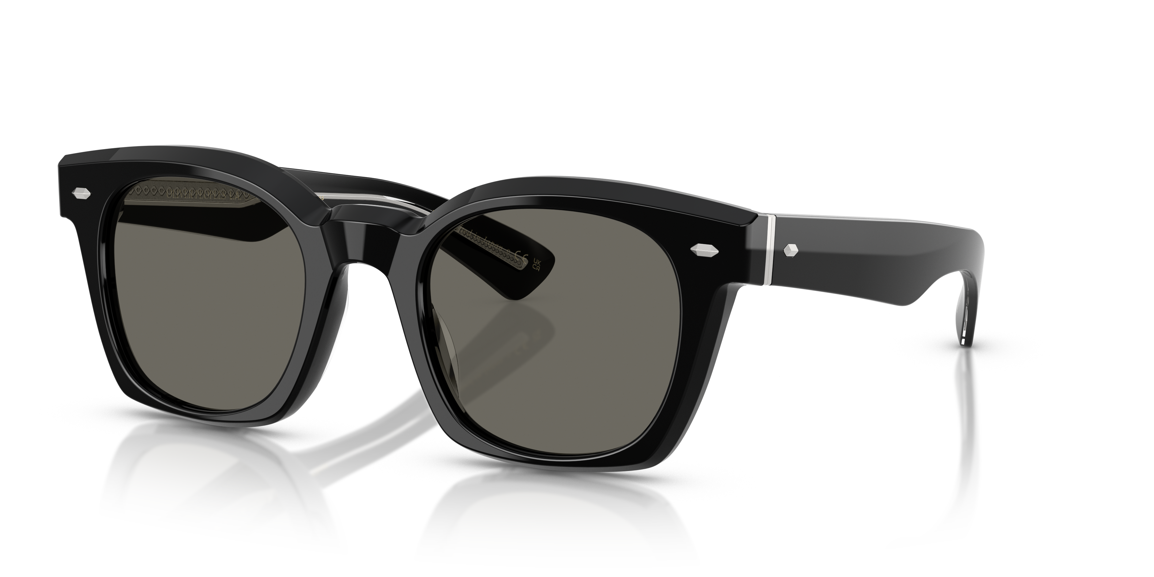 Oliver Peoples Merceaux 18K with Black frame and Carbon Grey