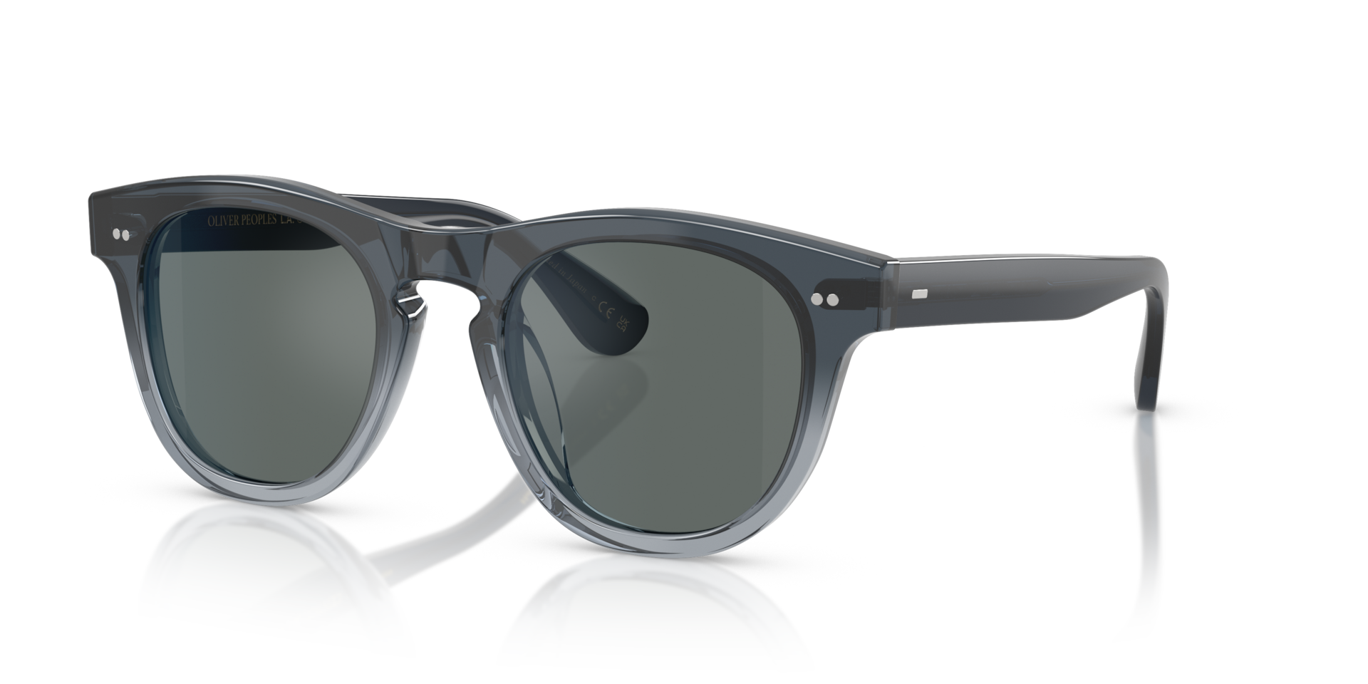 Oliver Peoples Rorke with Twilight Gradient frame and Regal Blue