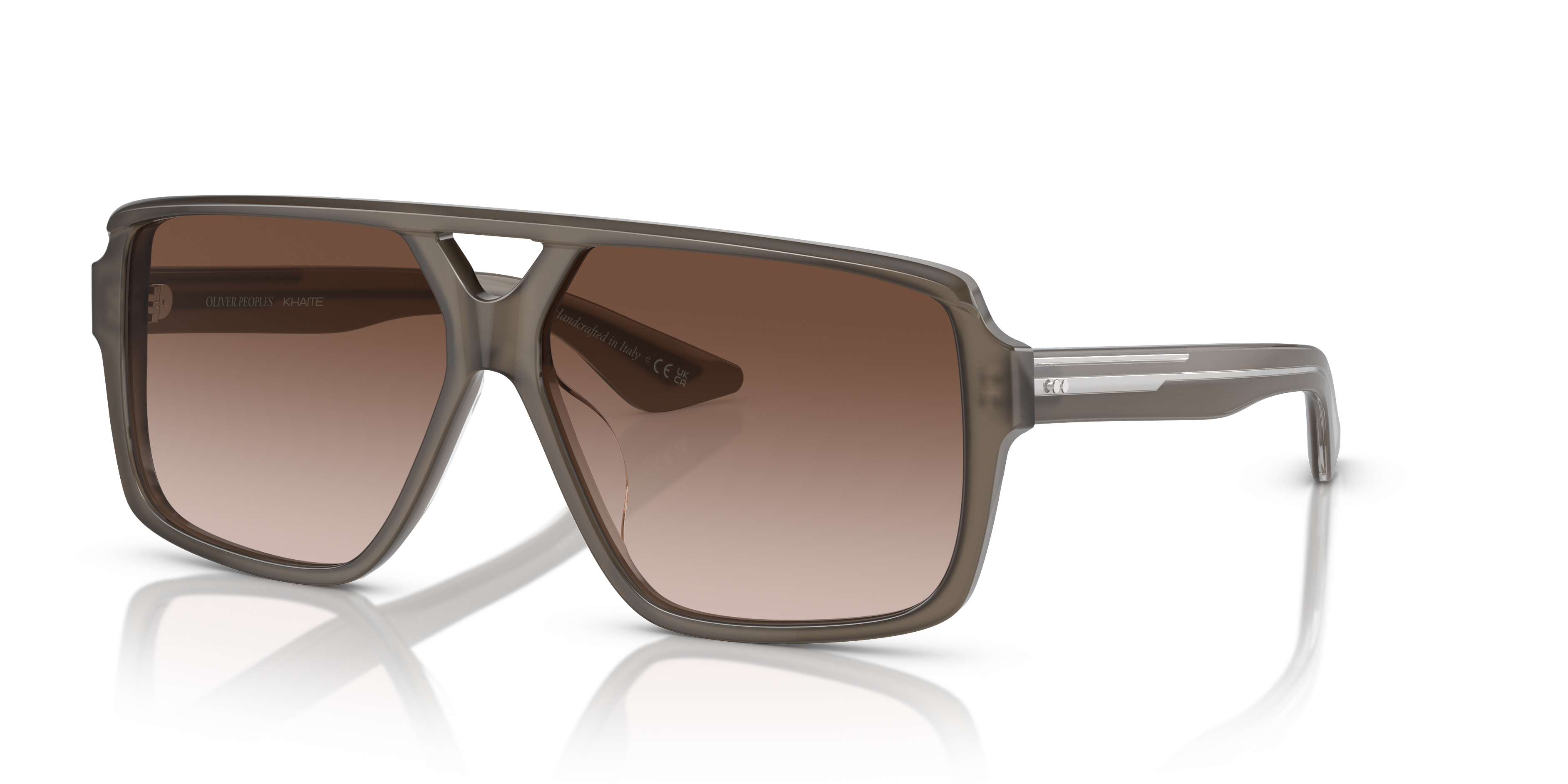 Oliver Peoples 1977C with Taupe frame and Umber Gradient lenses