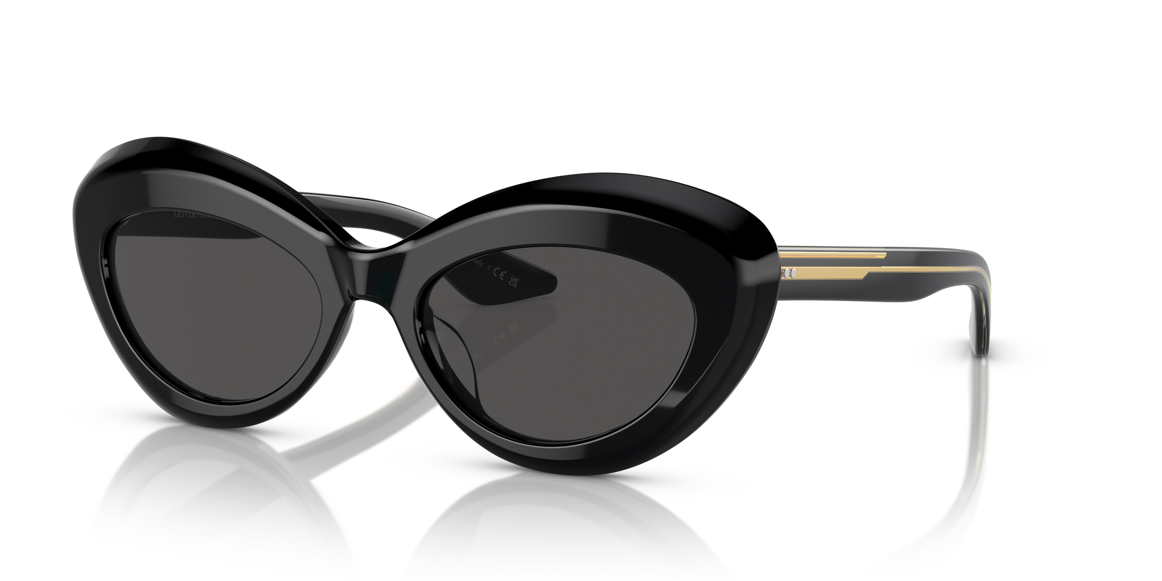 Oliver Peoples 1968C with Black frame and Grey lenses | Oliver