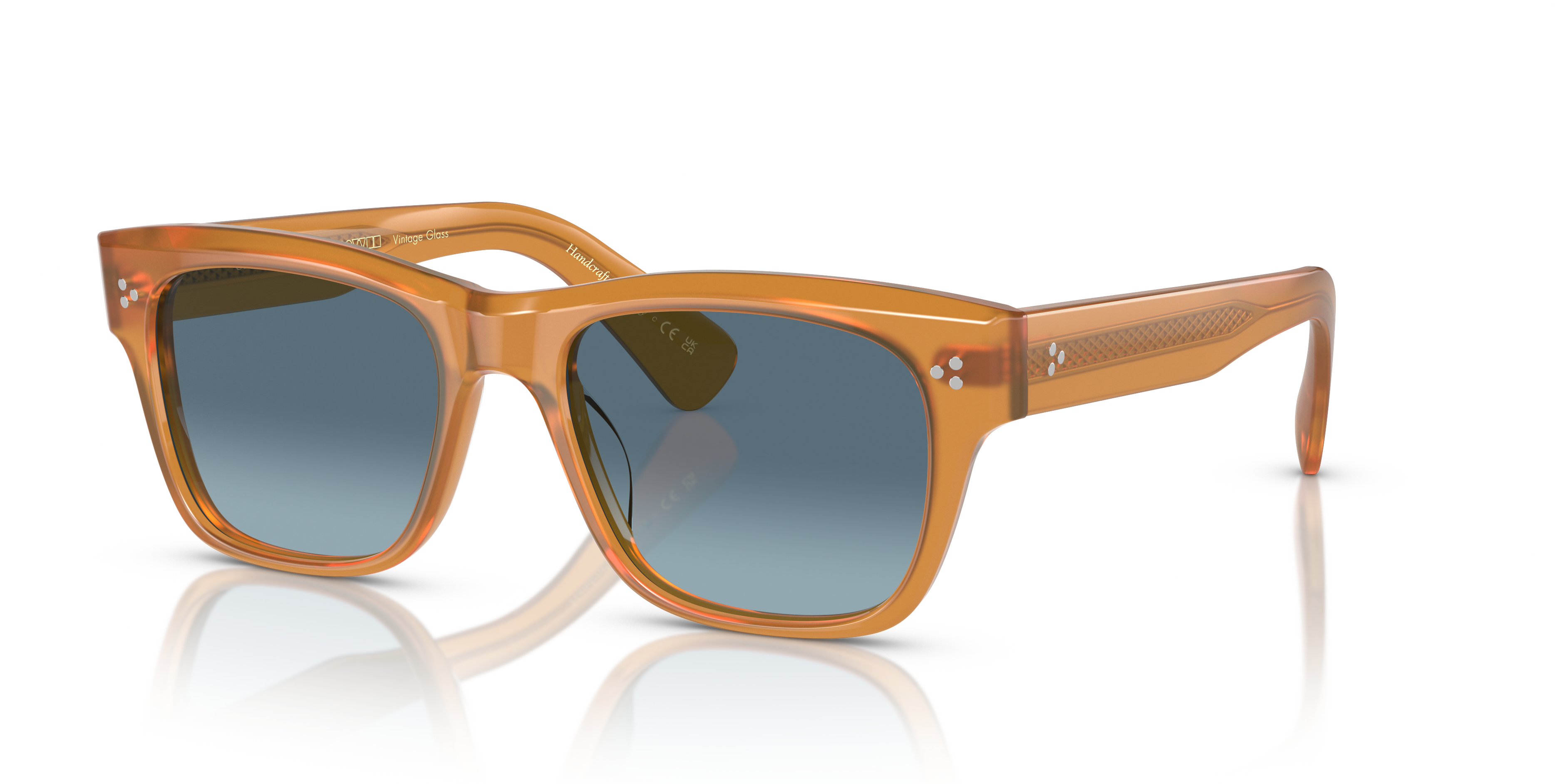 Oliver Peoples Birell Sun with Amber frame and Marine Gradient