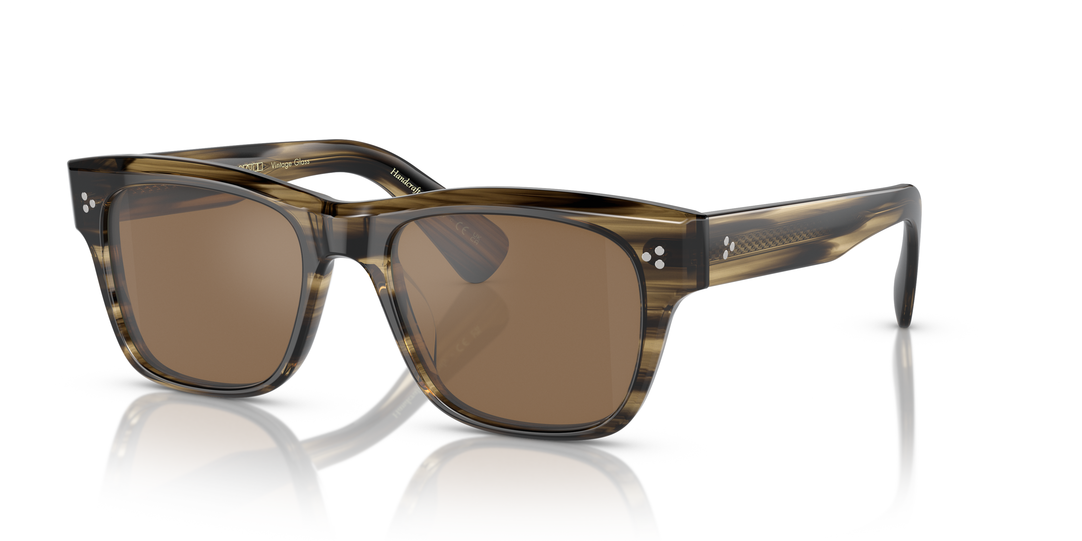 Oliver Peoples Birell Sun with Olive Smoke frame and Cognac Mirror