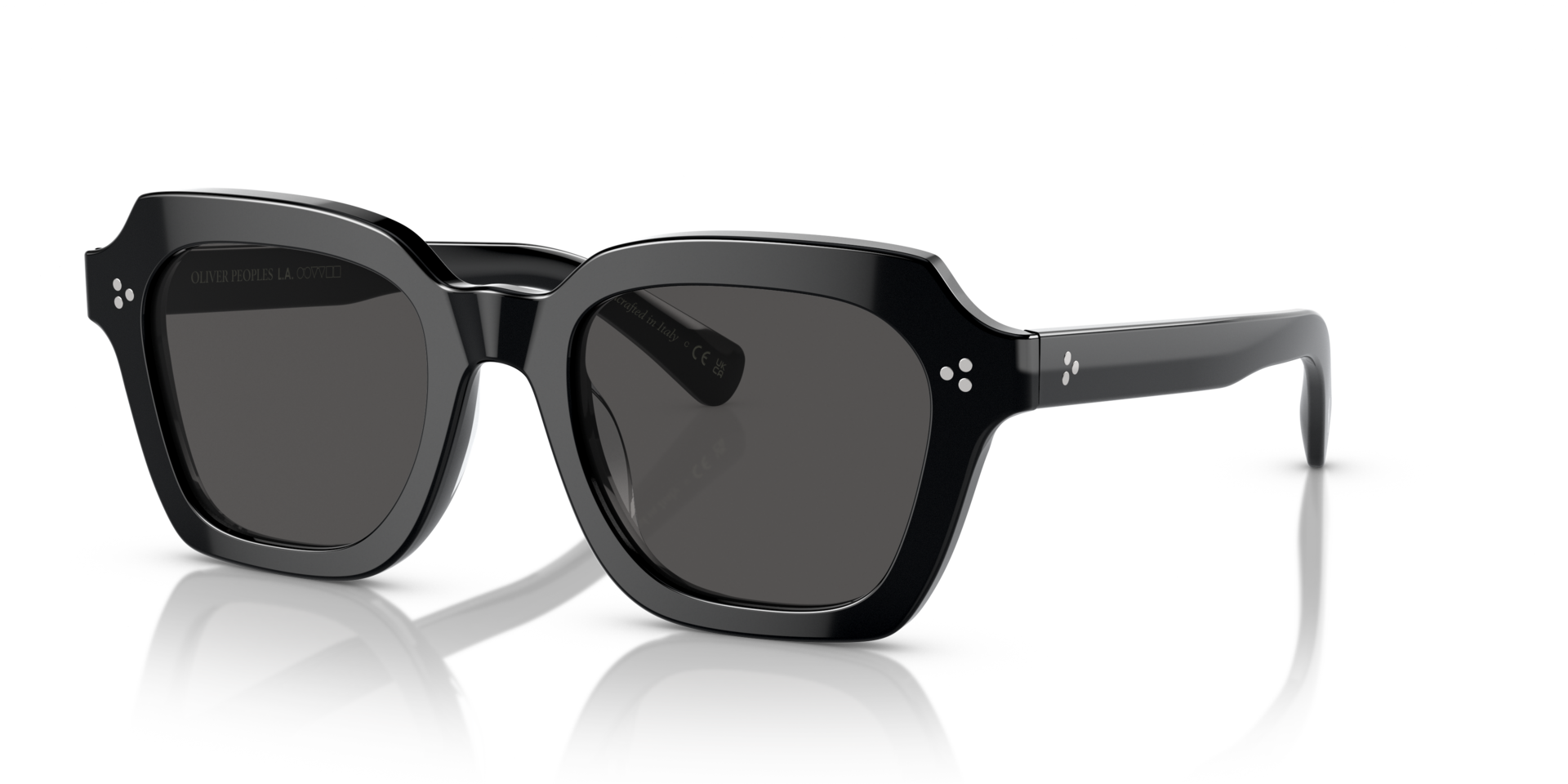 Oliver Peoples Kienna with Black frame and Grey Goldtone lenses