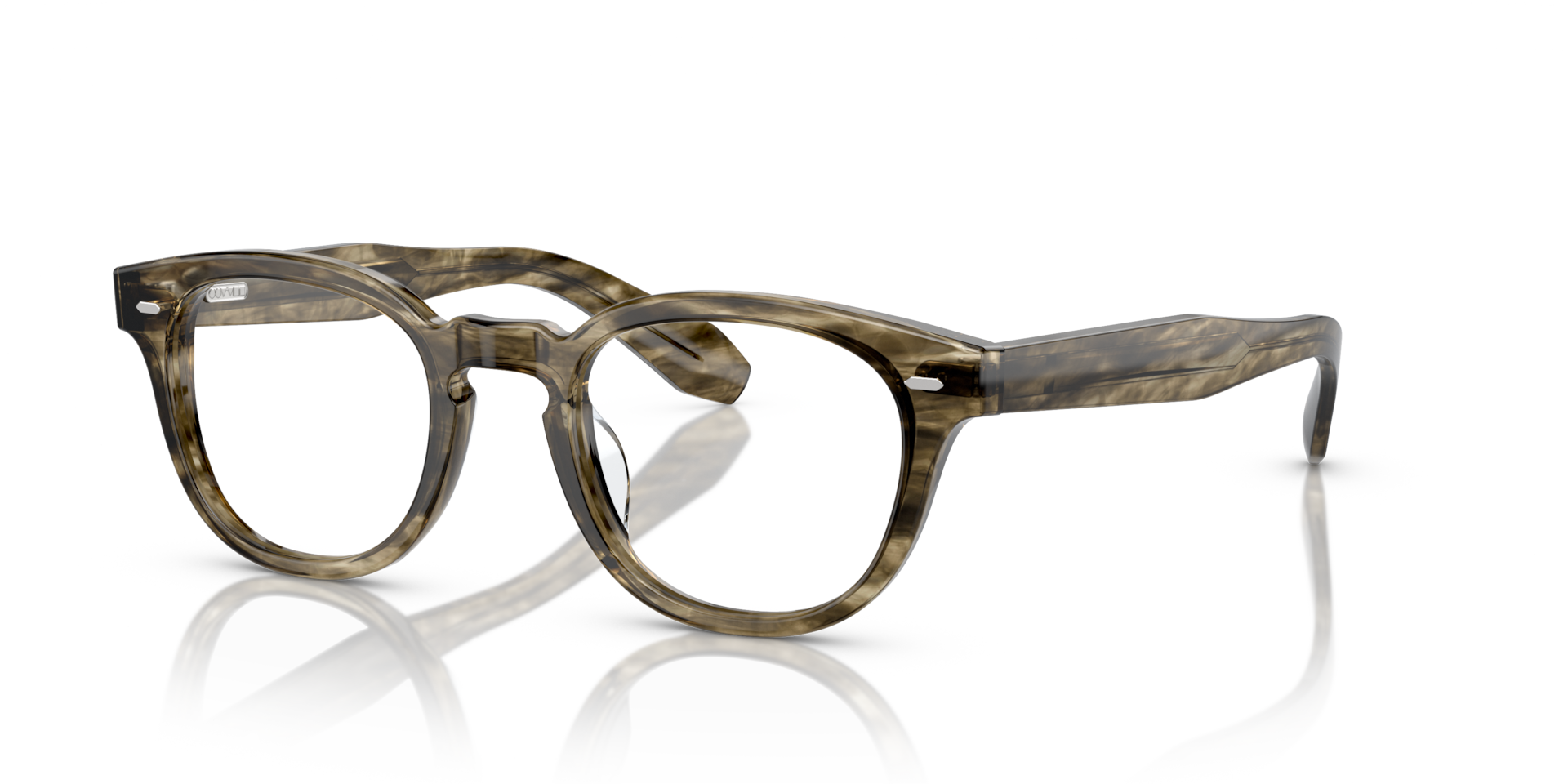 Oliver Peoples N.01 with Soft Olive Bark frame | Oliver Peoples® US