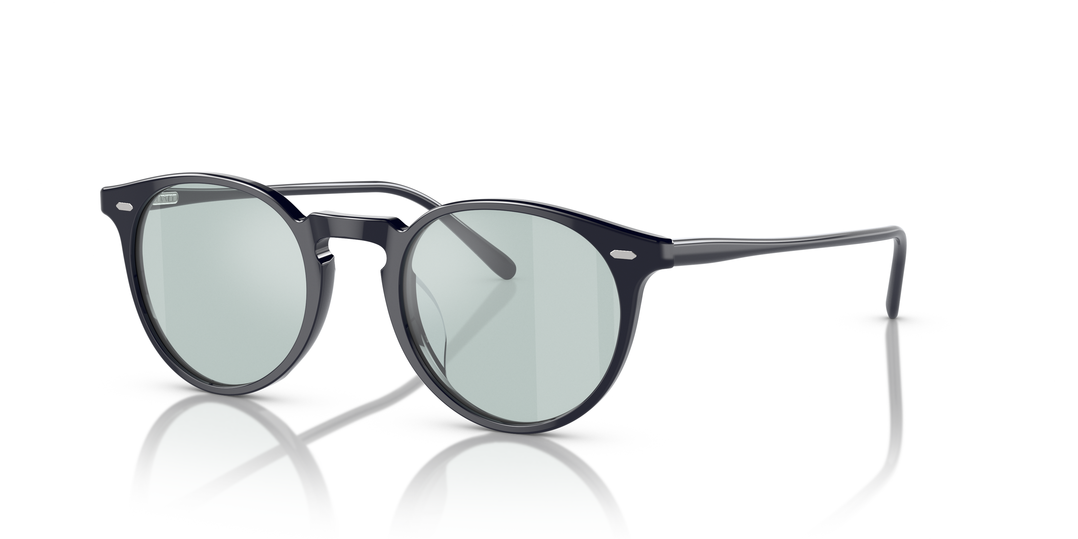 Oliver Peoples N.02 with Hanada Indigo frame | Oliver Peoples® US