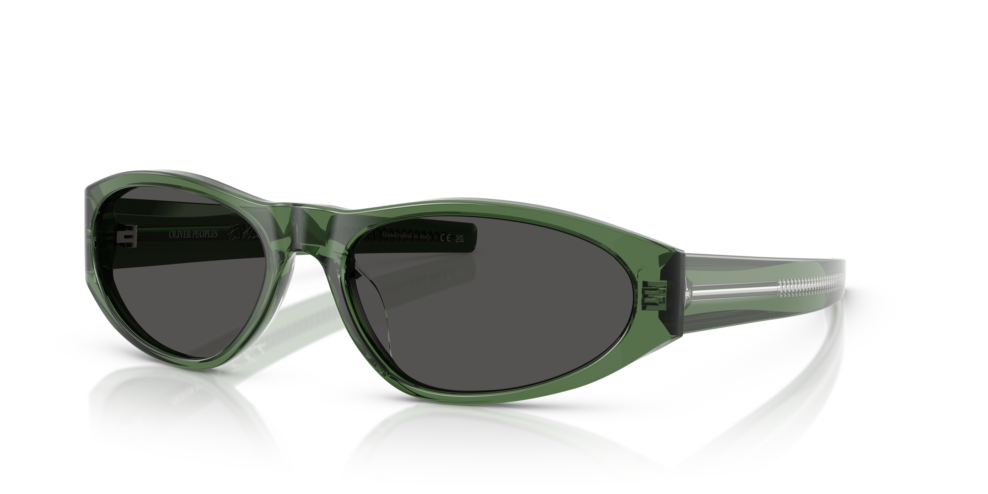 Oliver Peoples Fai III with Translucent Green frame and Grey