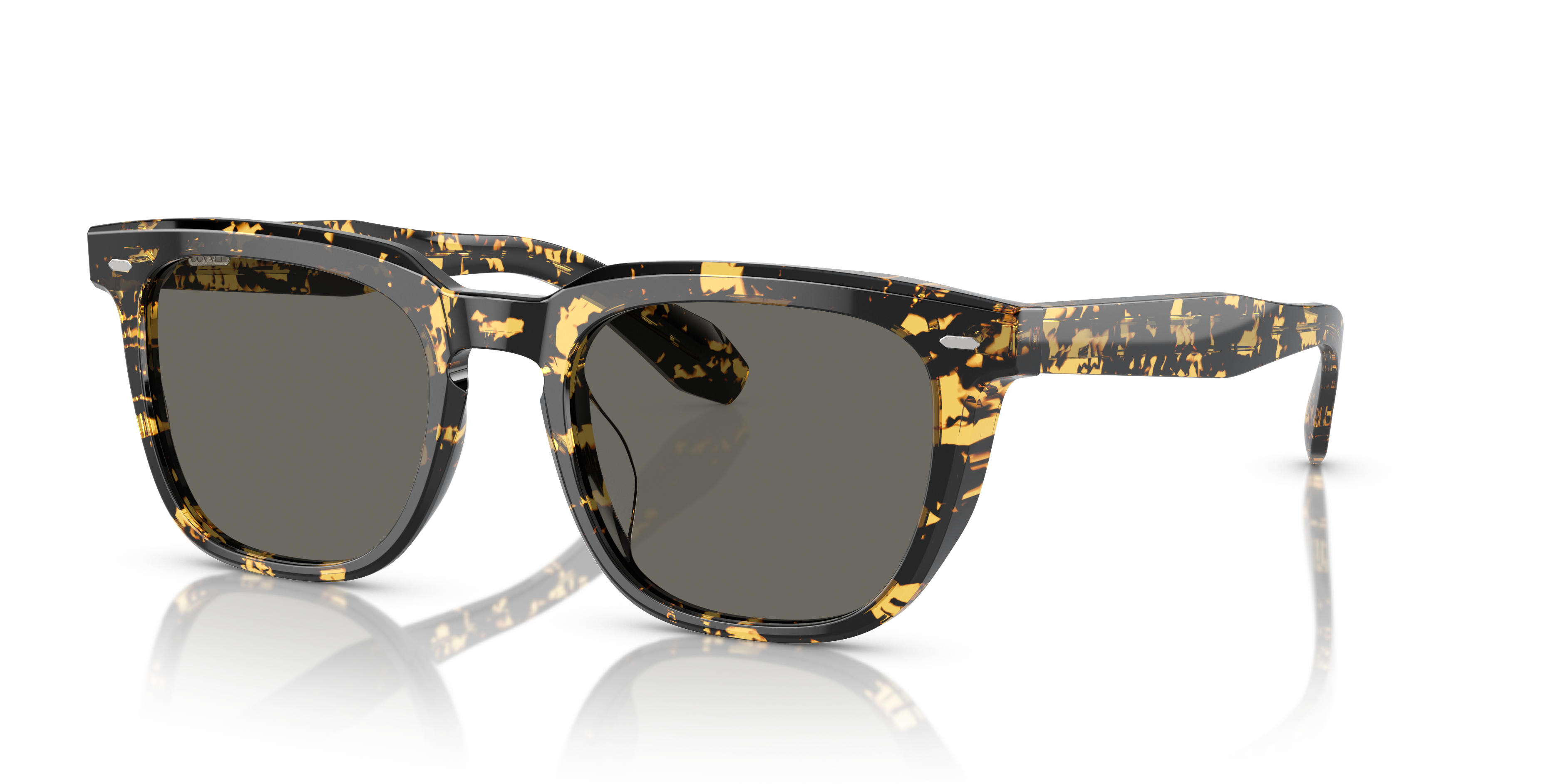 Oliver Peoples N.06 Sun with Tokyo Tortoise frame and Carbon Grey