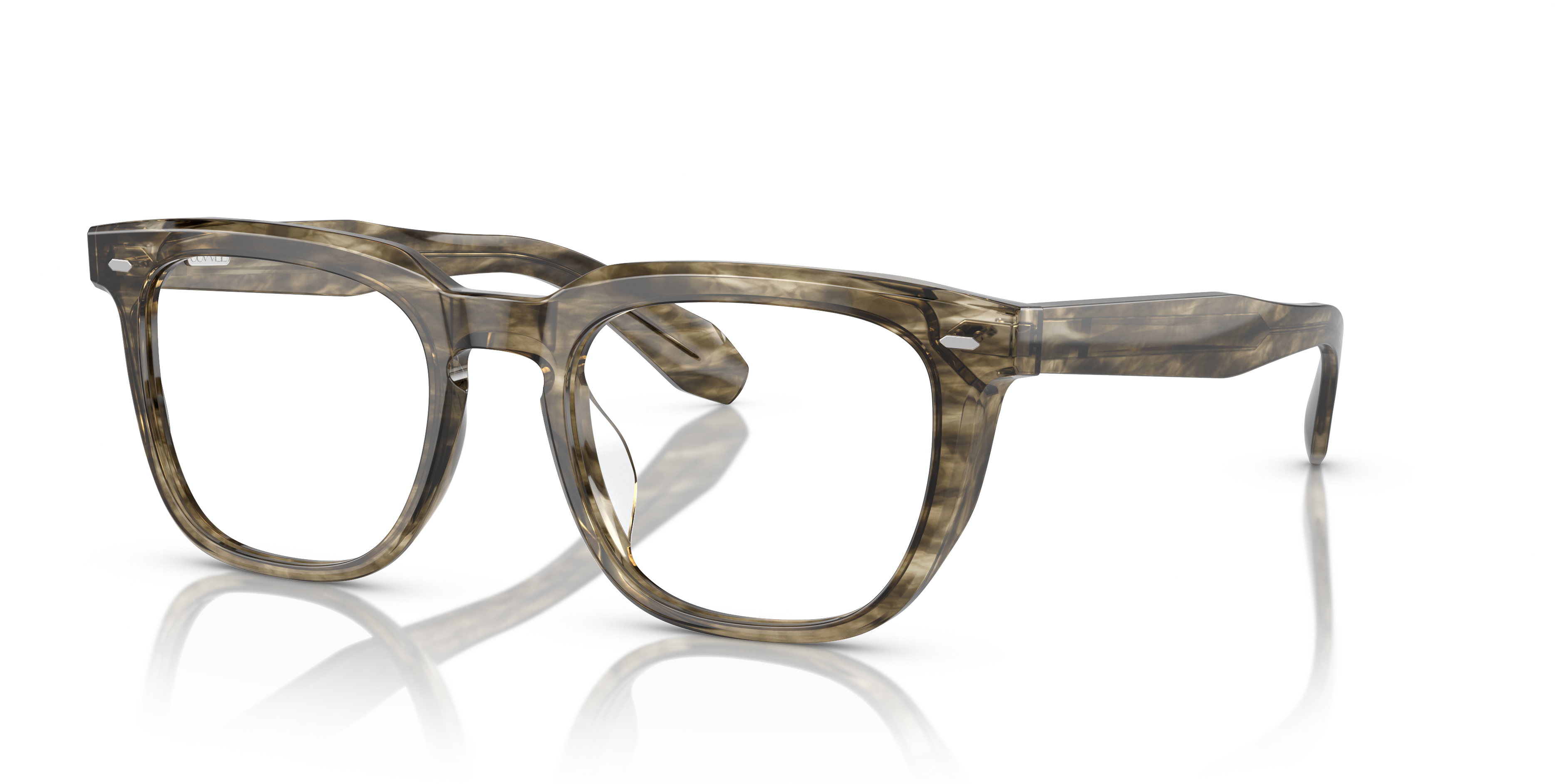 Oliver Peoples N.06 with Soft Olive Bark frame | Oliver Peoples® US
