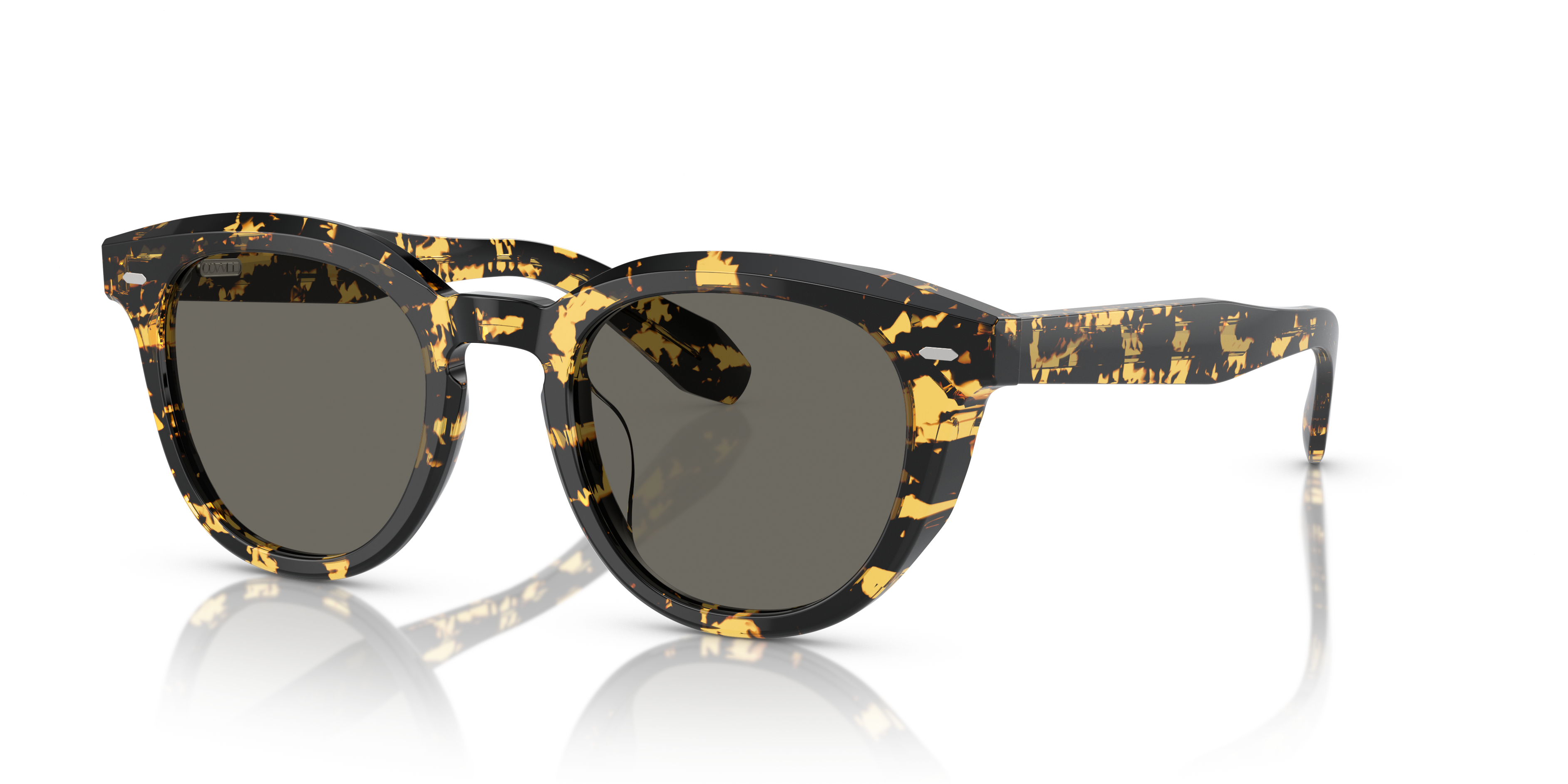 Oliver Peoples N.05 Sun with Tokyo Tortoise frame and Carbon Grey