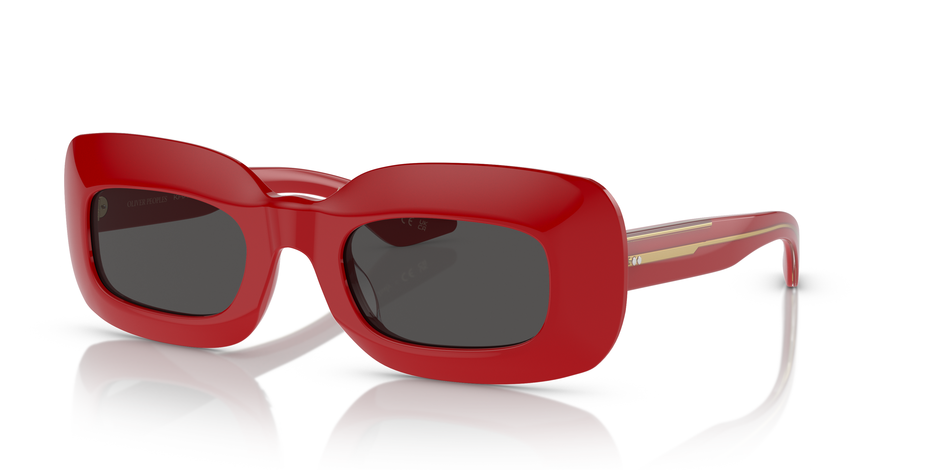 Oliver Peoples 1966C with Red frame and Grey lenses | Oliver
