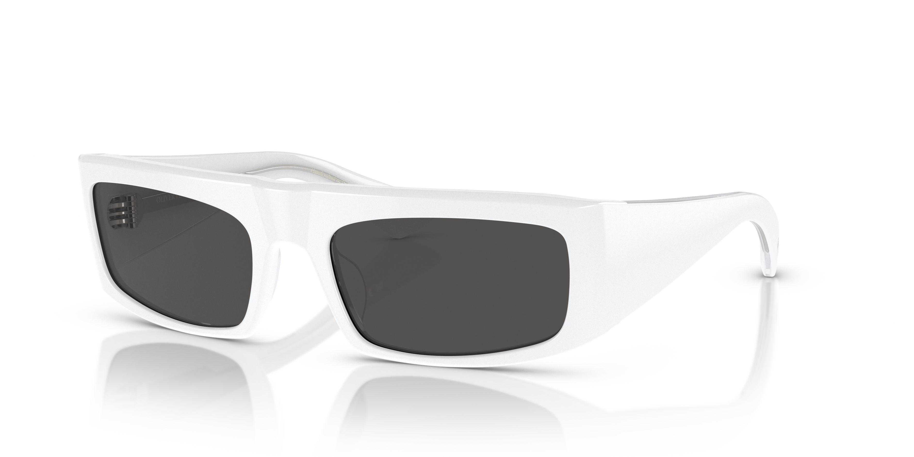 Oliver Peoples 1979C with White frame and Grey lenses | Oliver