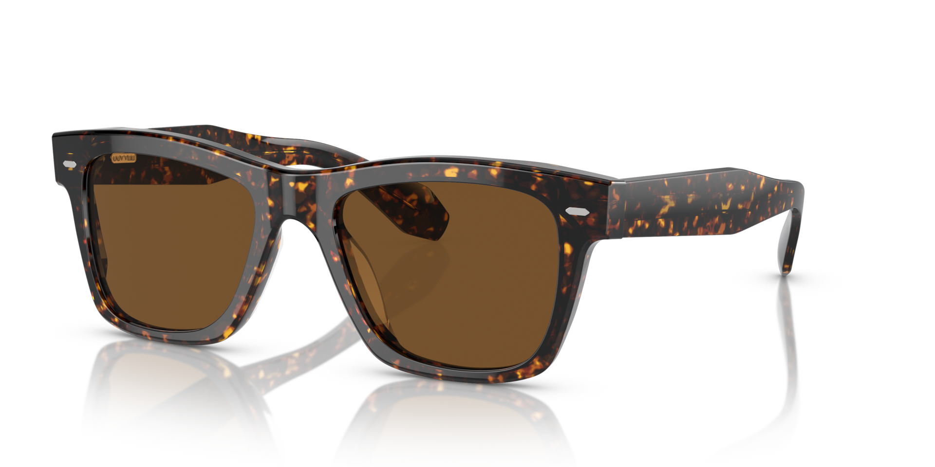 【美品】OLIVER PEOPLES LA サングラス べっ甲 度無し ココア 0OV5552SU__174157__P21__shad__