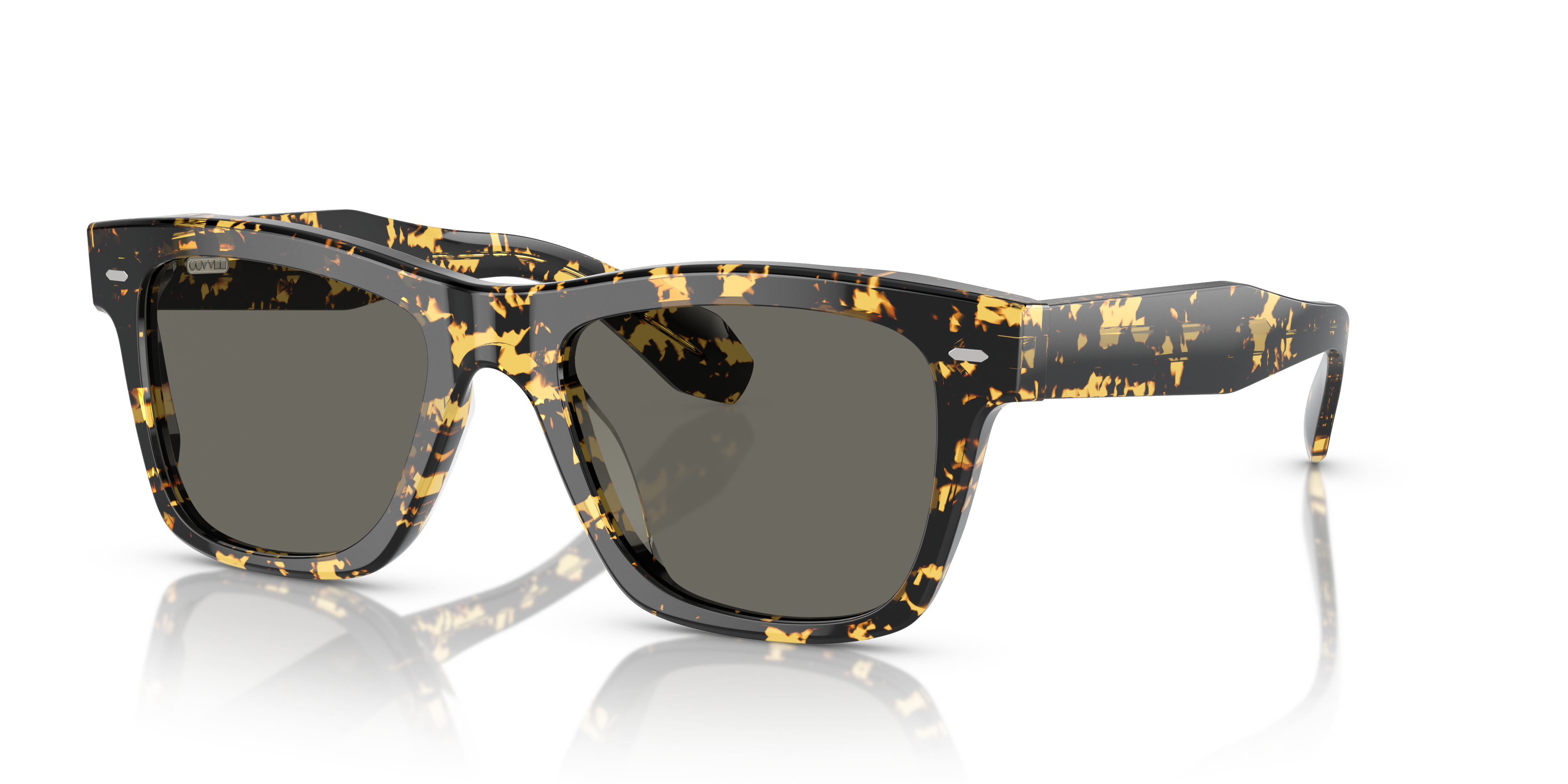 Oliver Peoples N.04 Sun with Tokyo Tortoise frame and Carbon Grey