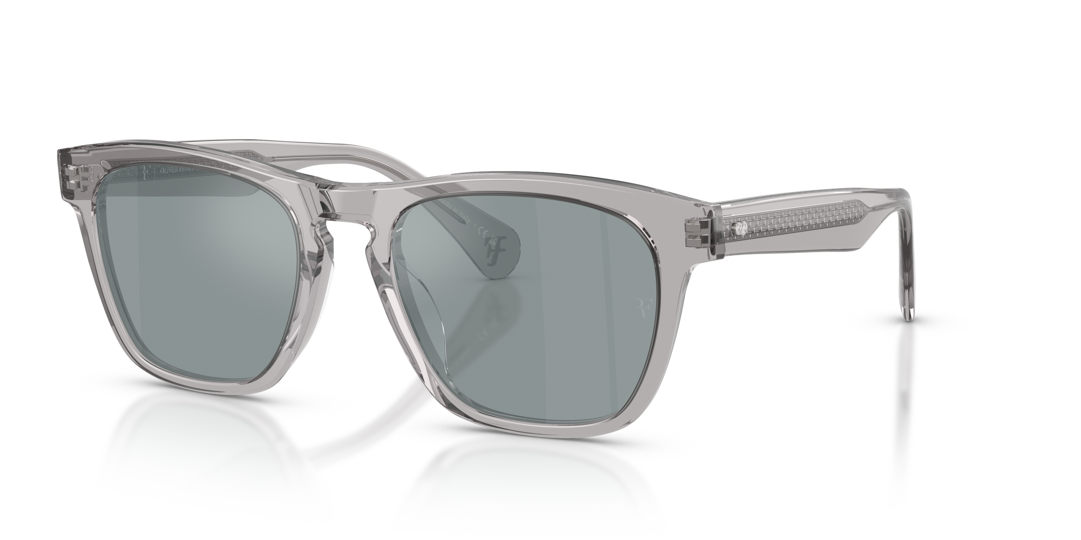 Oliver Peoples R-3 with Workman Grey frame and Grey Polarized