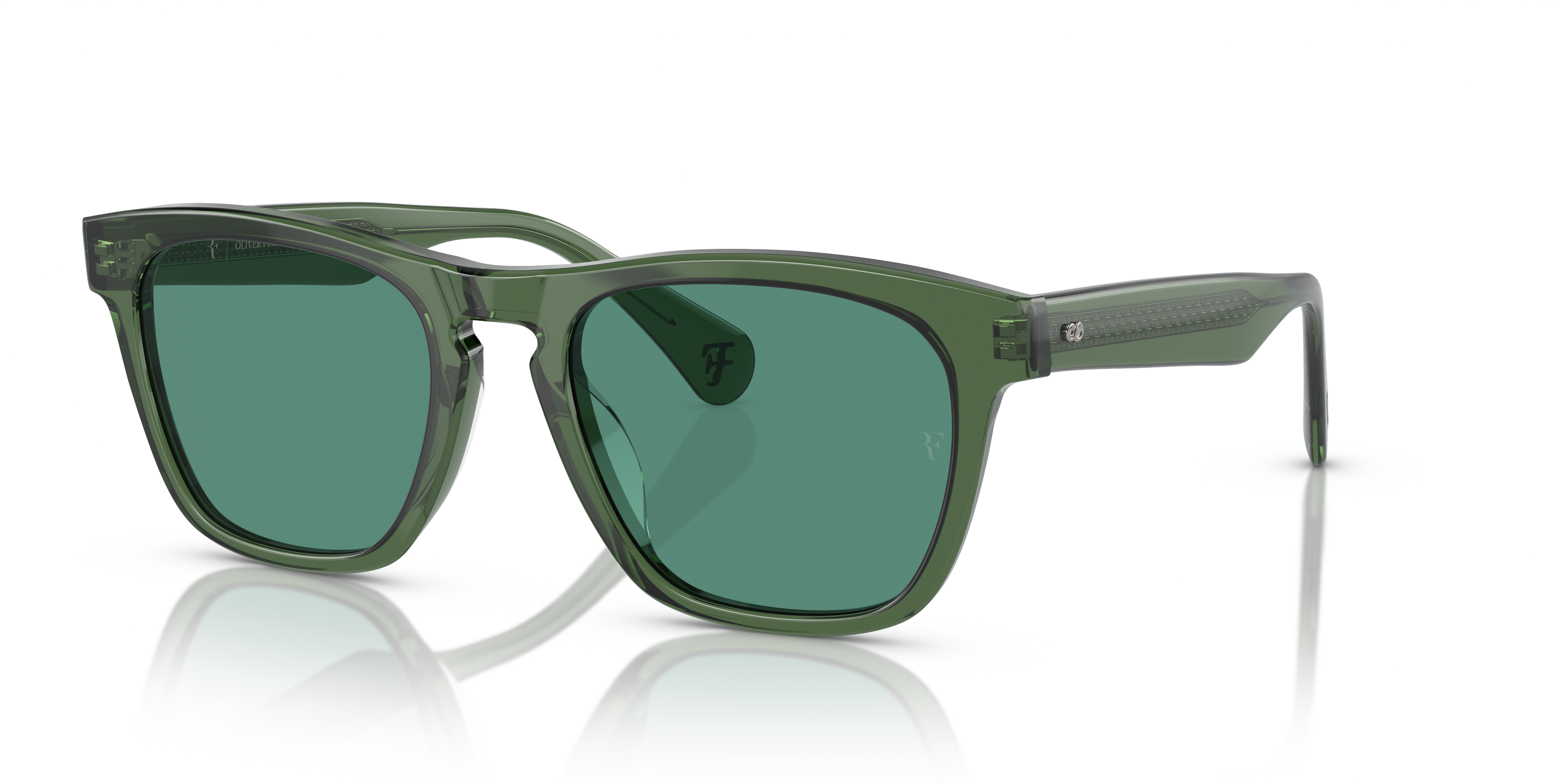 Oliver Peoples R-3 with Ryegrass frame and Forest lenses | Oliver