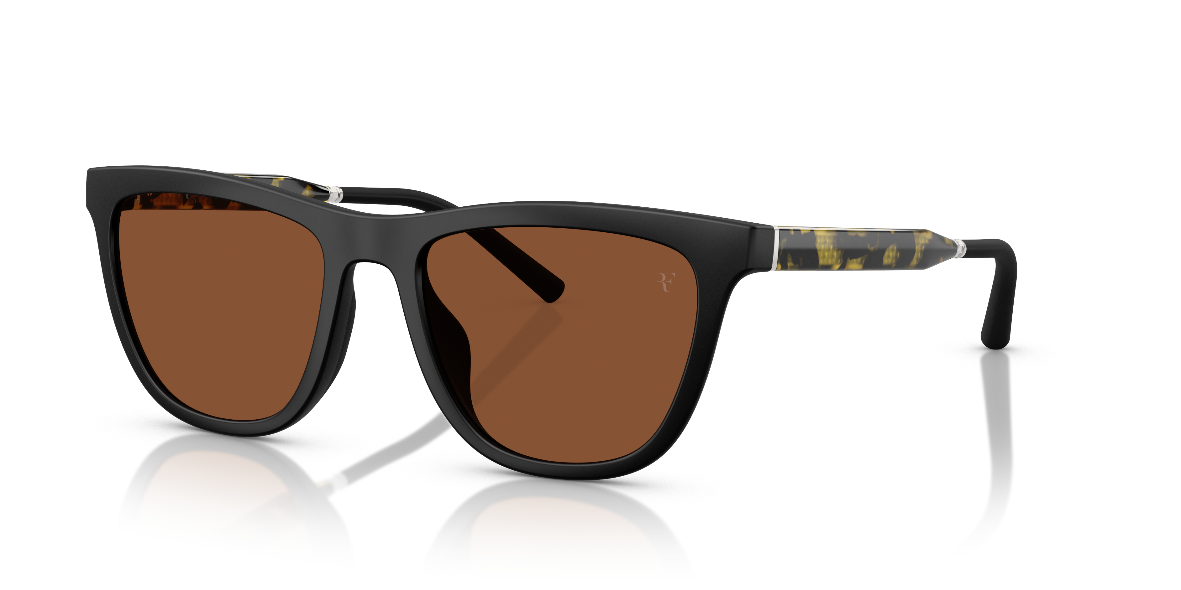 Oliver Peoples R-9 with Semi-Matte Black frame and Clay lenses