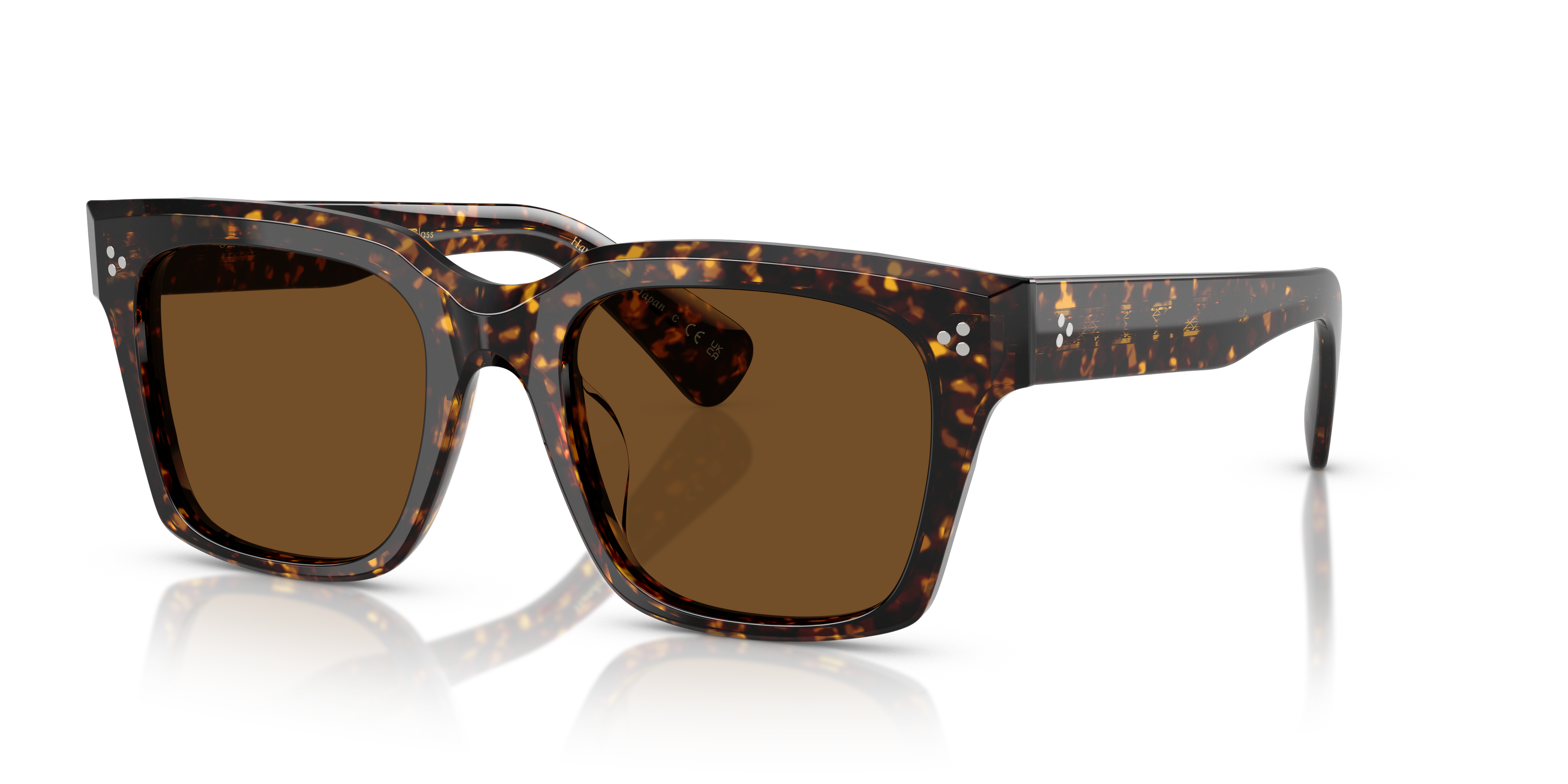 Oliver Peoples Ollice with Atago Tortoise frame and True Brown