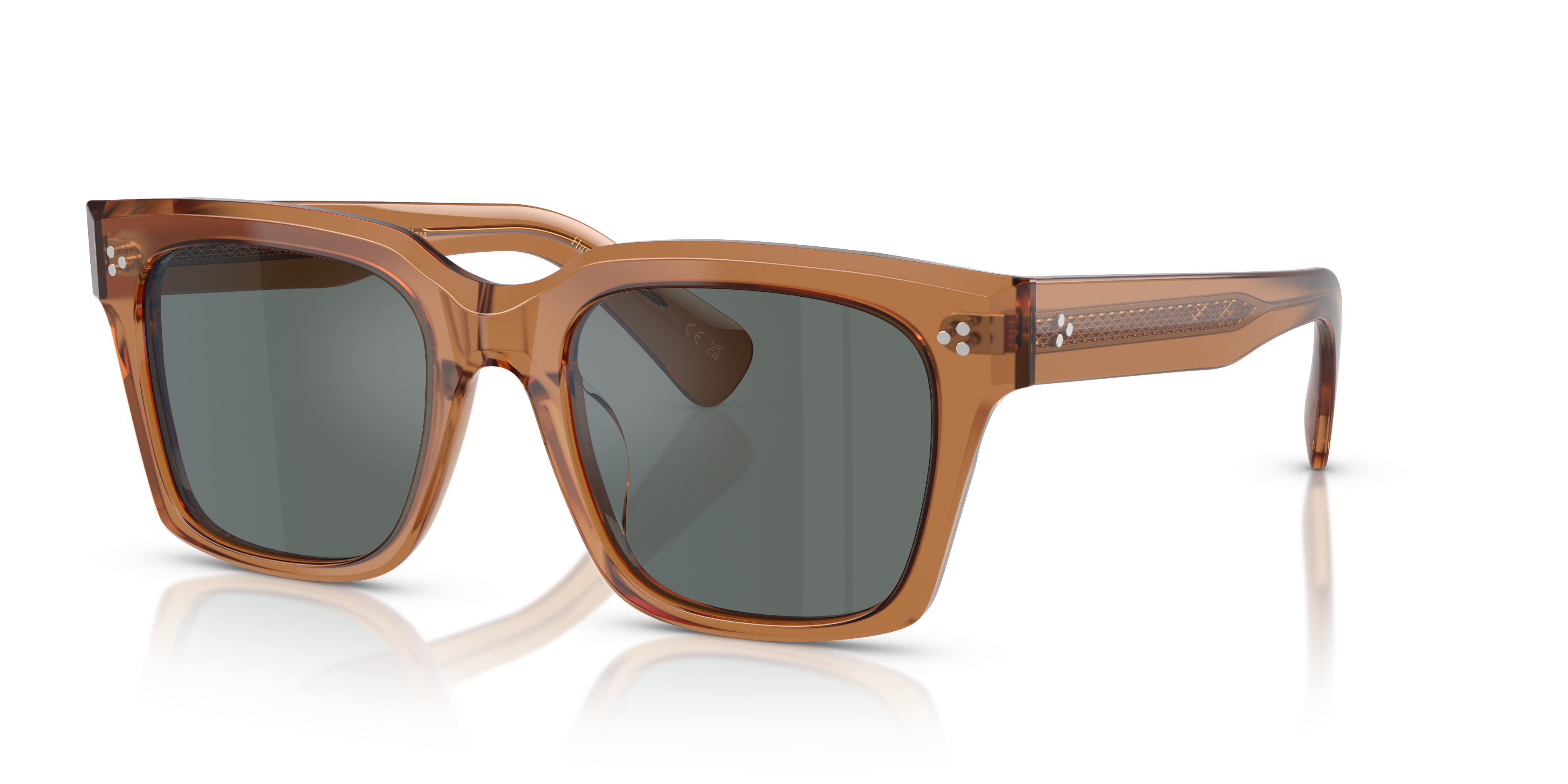 Oliver Peoples Ollice with Carob frame and Regal Blue lenses