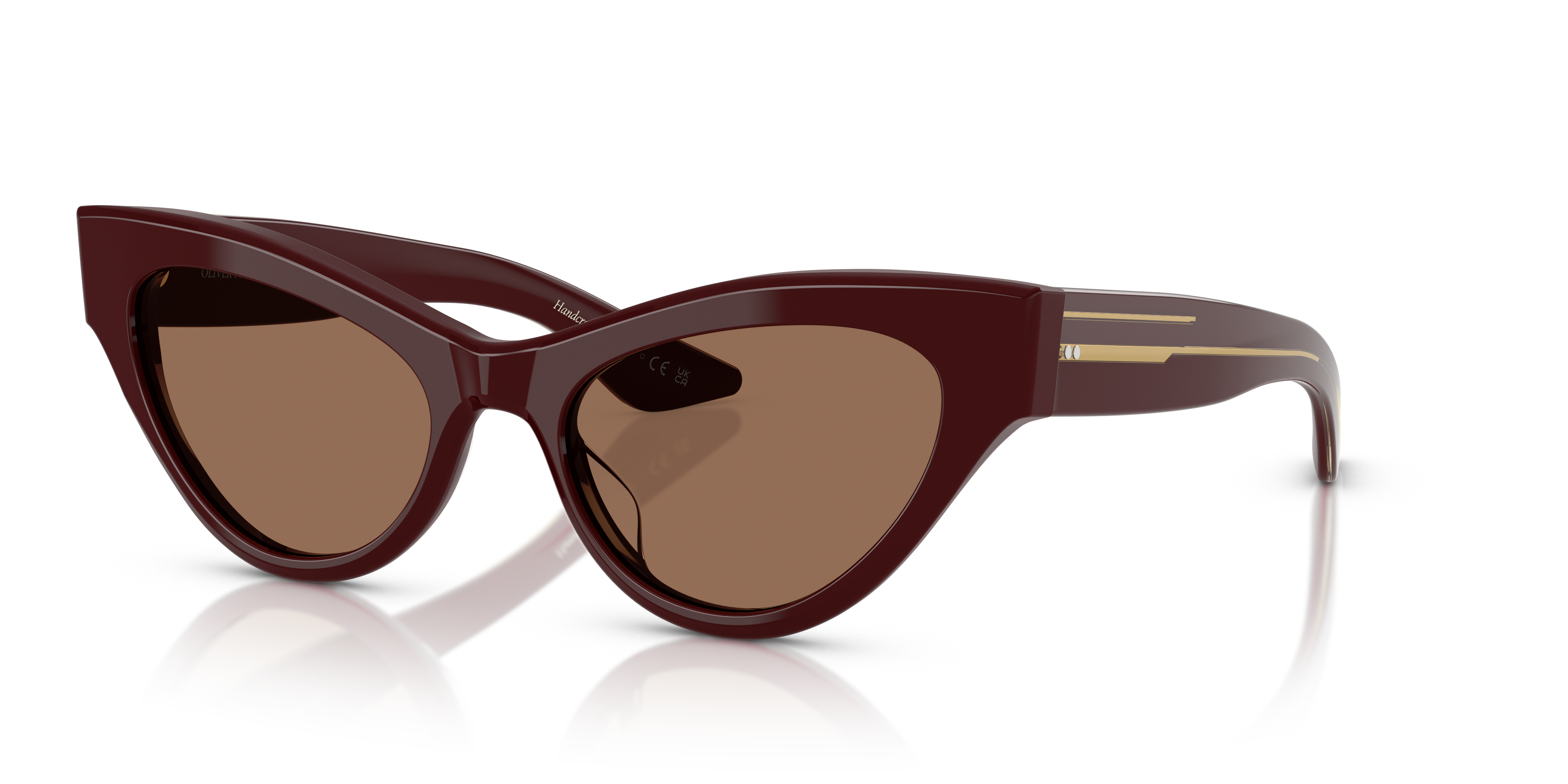 Oliver Peoples 1951C with Burgundy frame and Brown lenses | Oliver