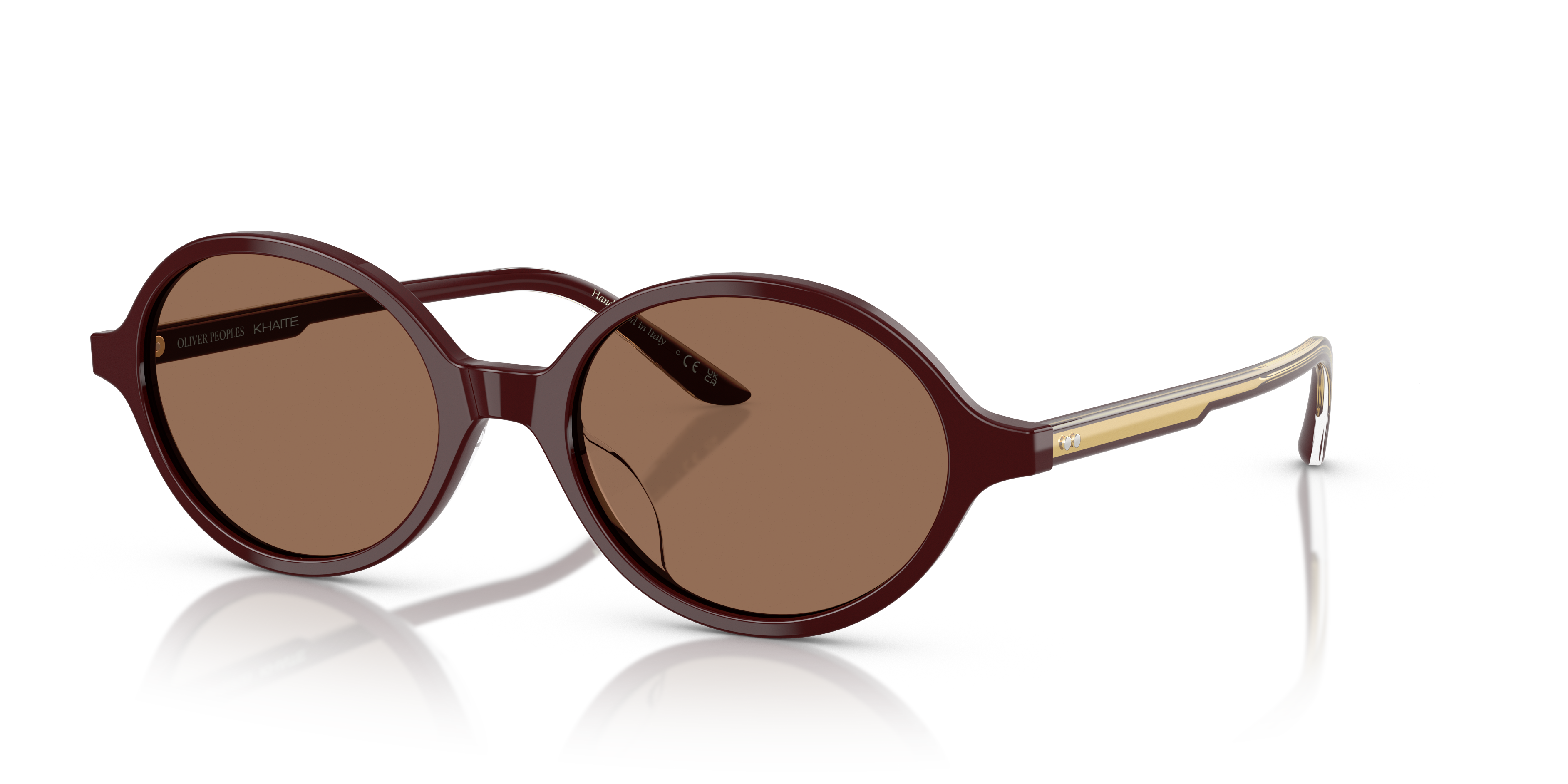 Oliver Peoples 2000C with Burgundy frame and Brown lenses | Oliver Oliver Peoples 2000C with Burgundy frame and Brown lenses | Oliver