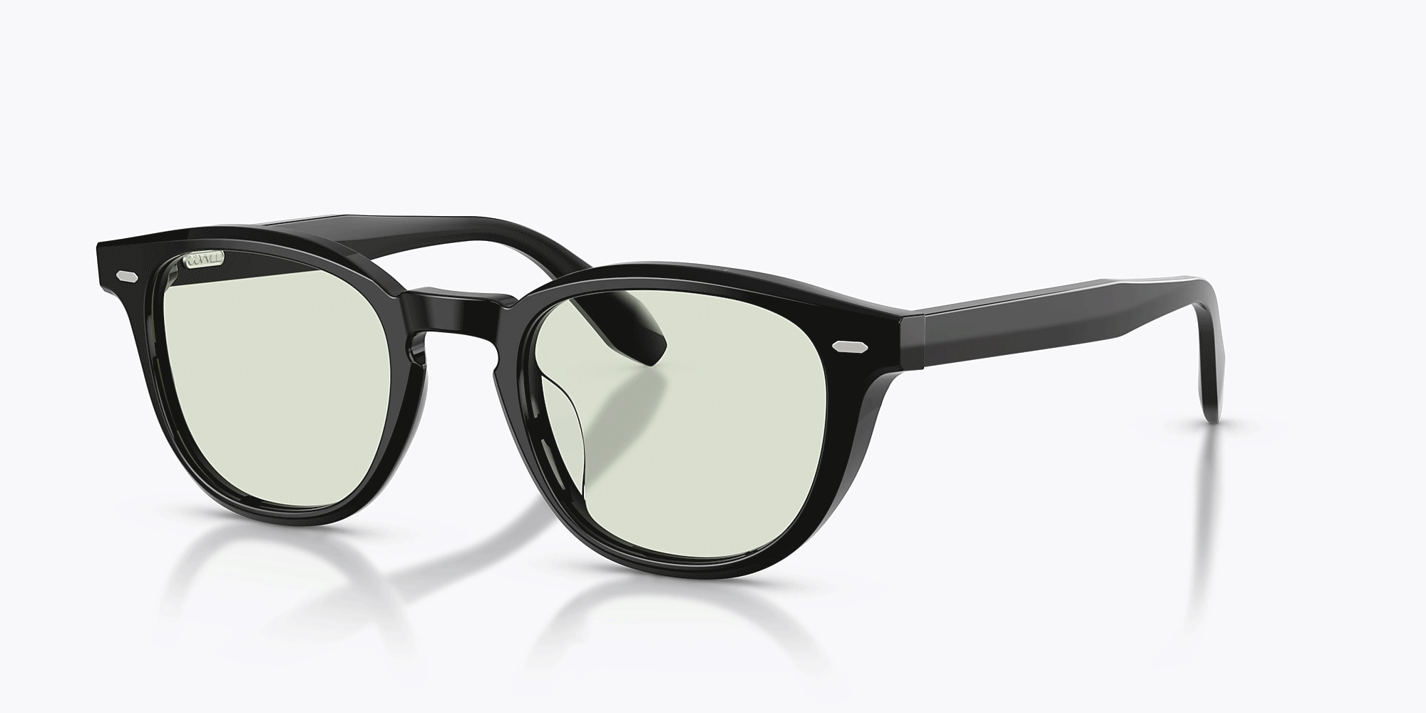 Miraページ Oliver Peoples N.09 Sun with Black frame and Fern Wash To Dark