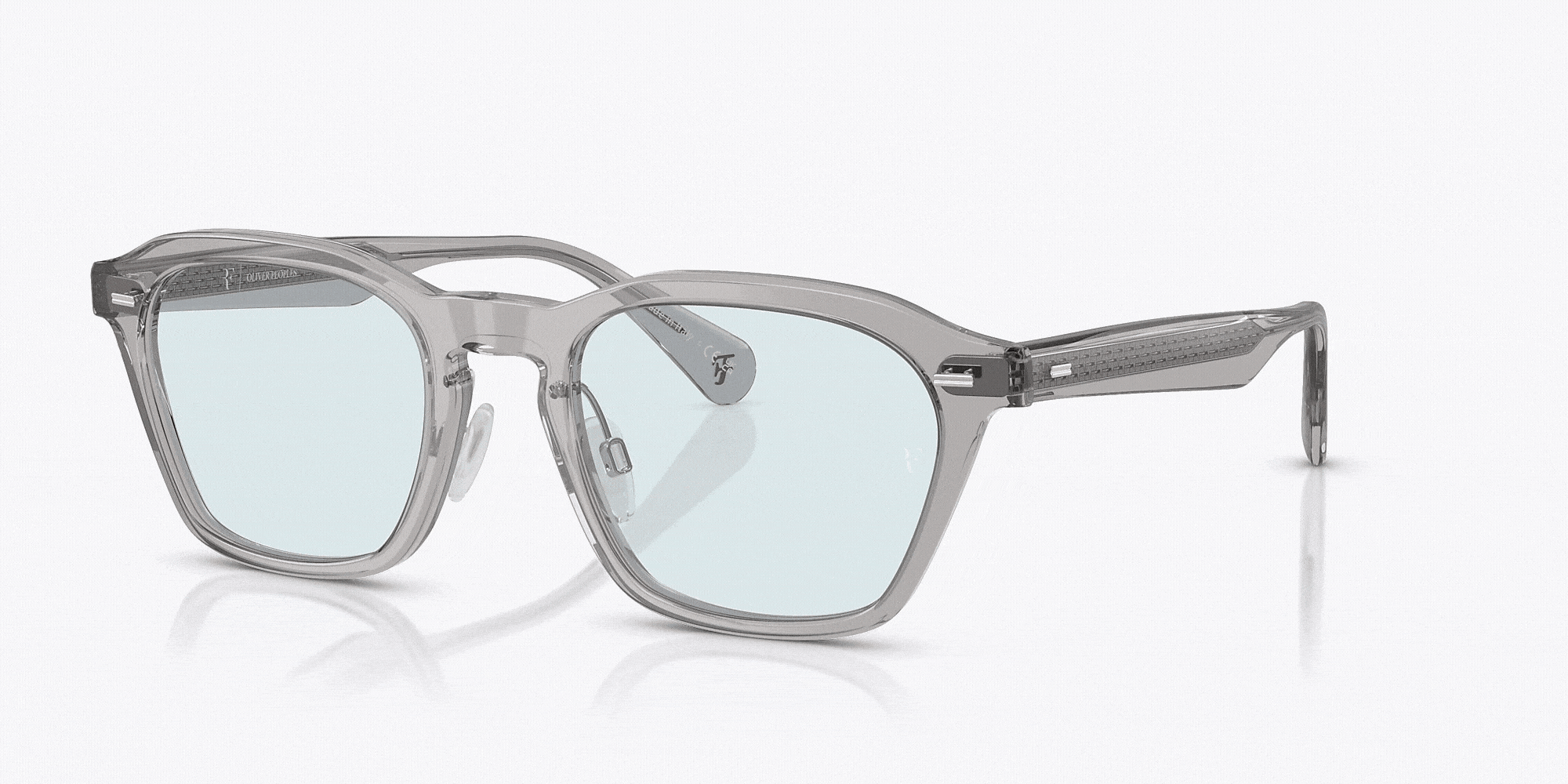 Oliver Peoples R-11 with Workman Grey frame and Smoke Blue Wash To