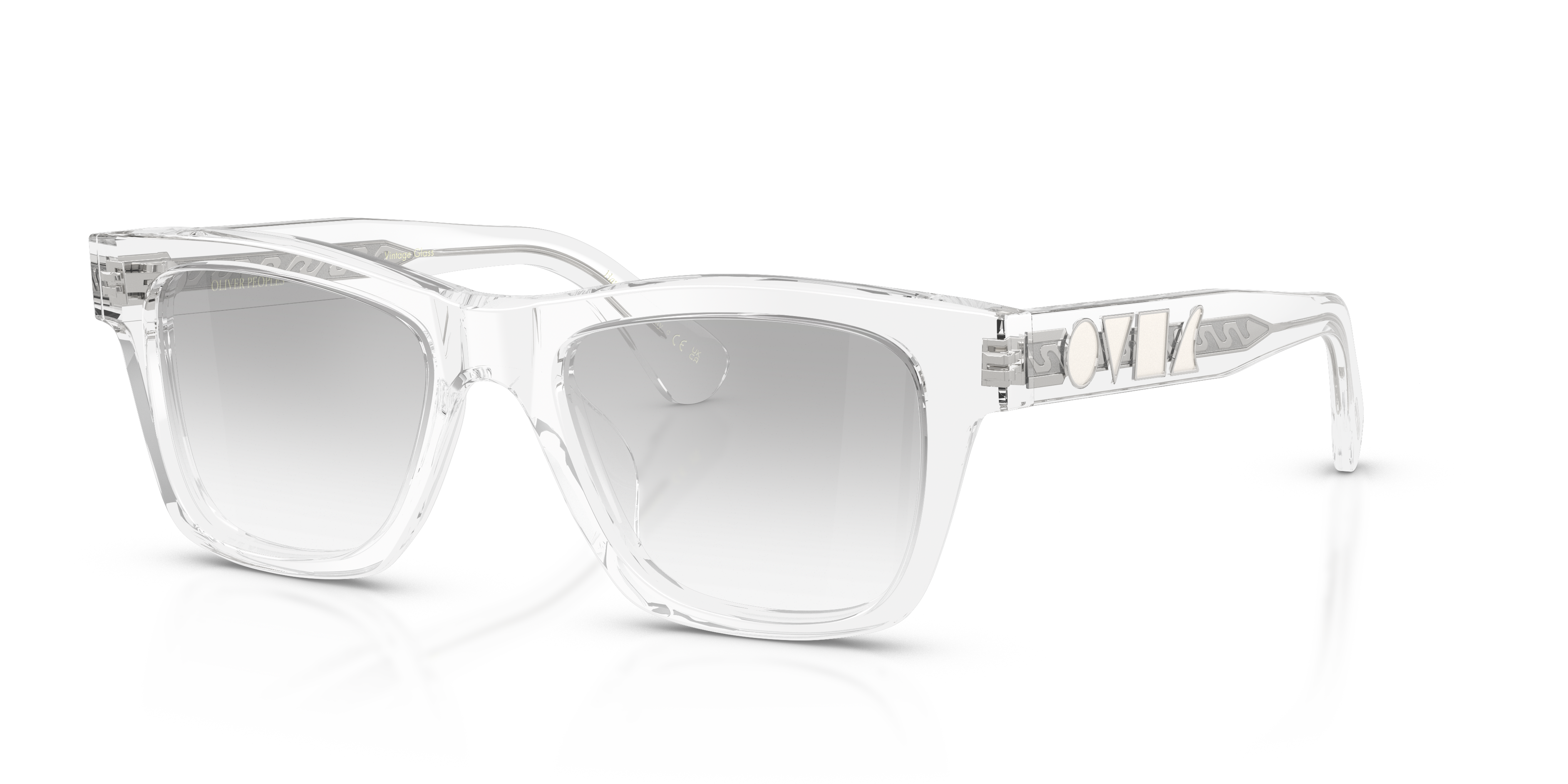 Oliver Peoples Alex Israel with Crystal frame and Flash Silver