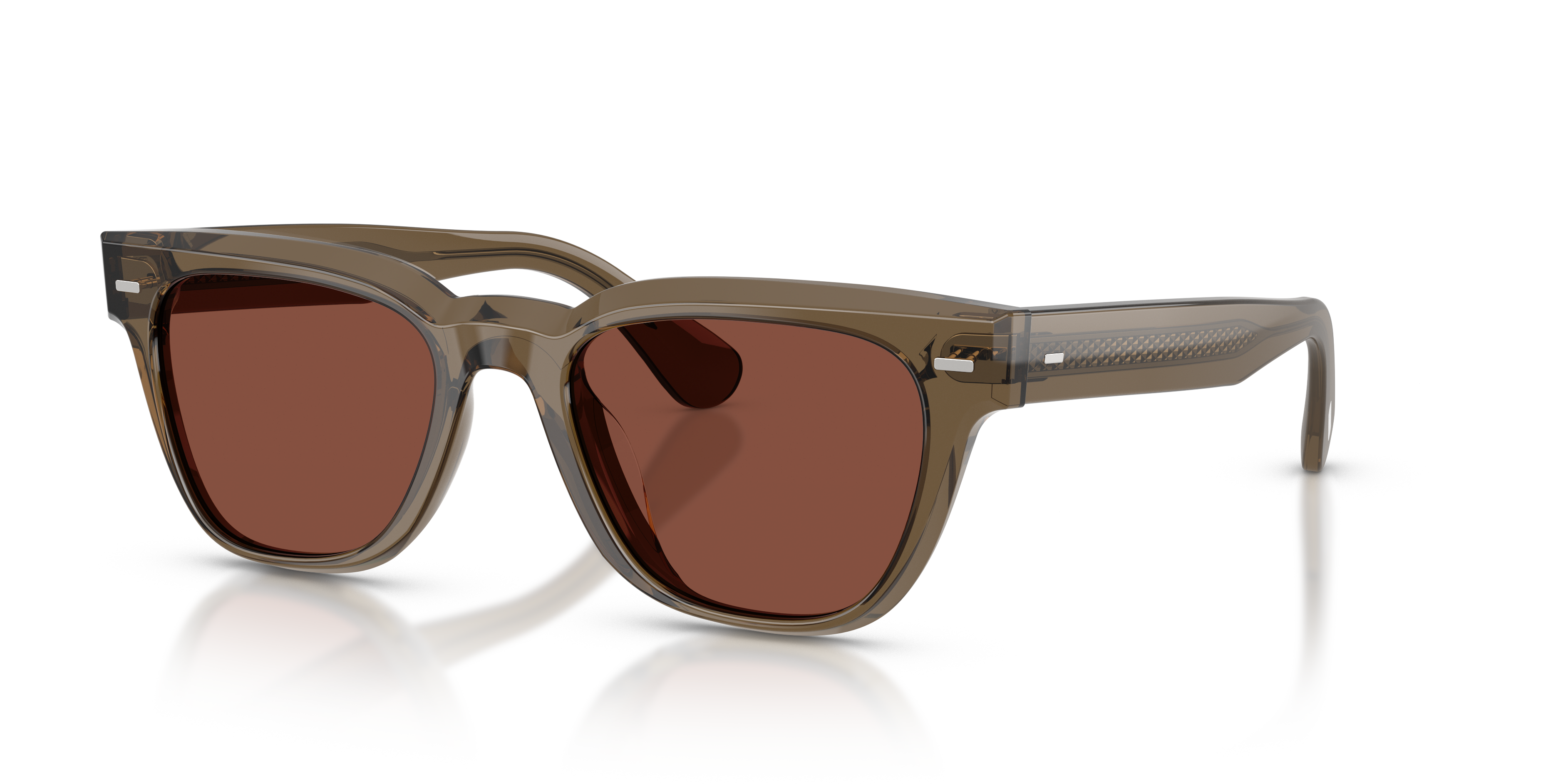 Oliver Peoples Rueny with Hazel frame and Burgundy lenses | Oliver