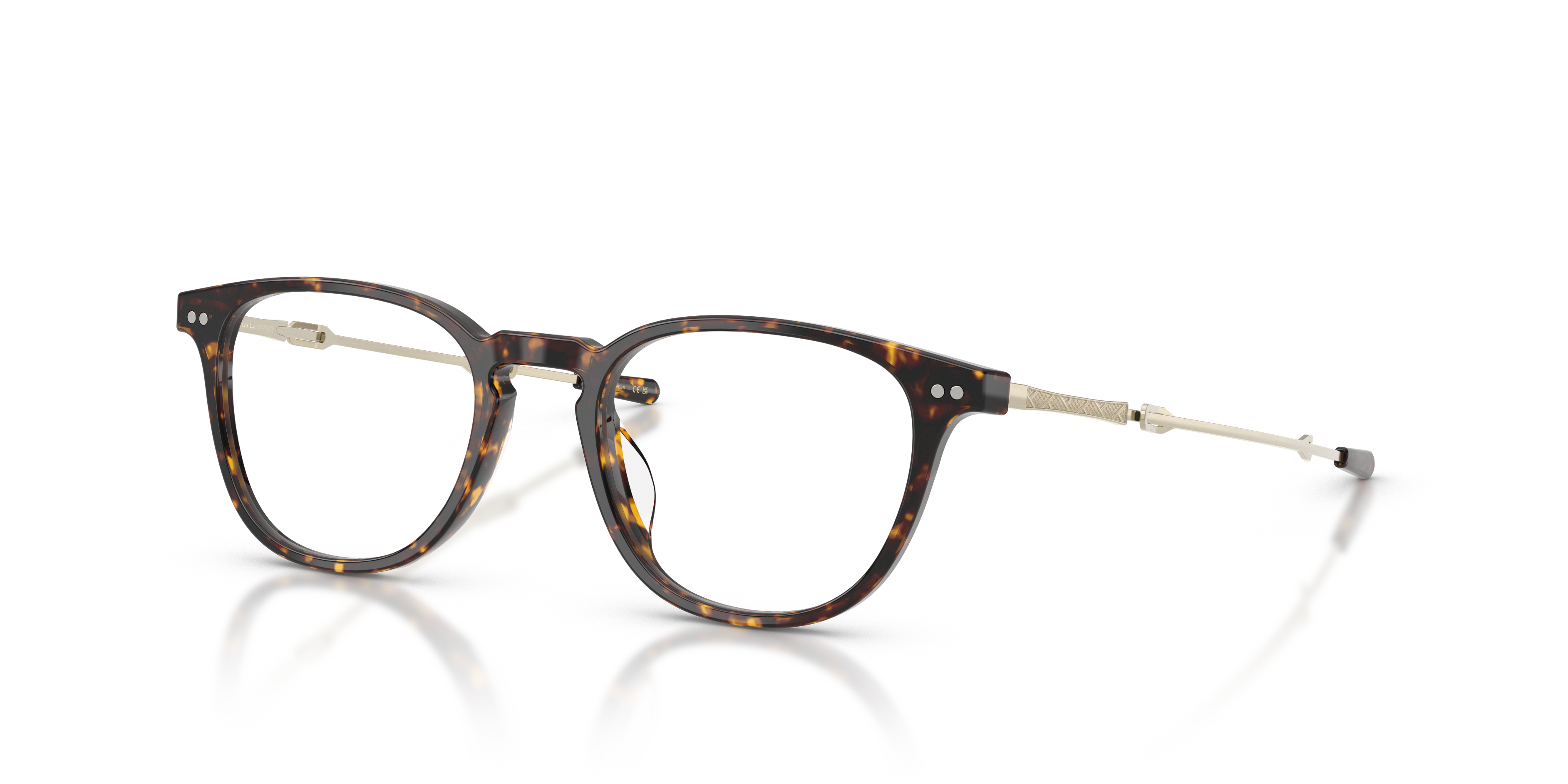 Oliver Peoples Kelmore with Atago Tortoise/Brushed Gold frame
