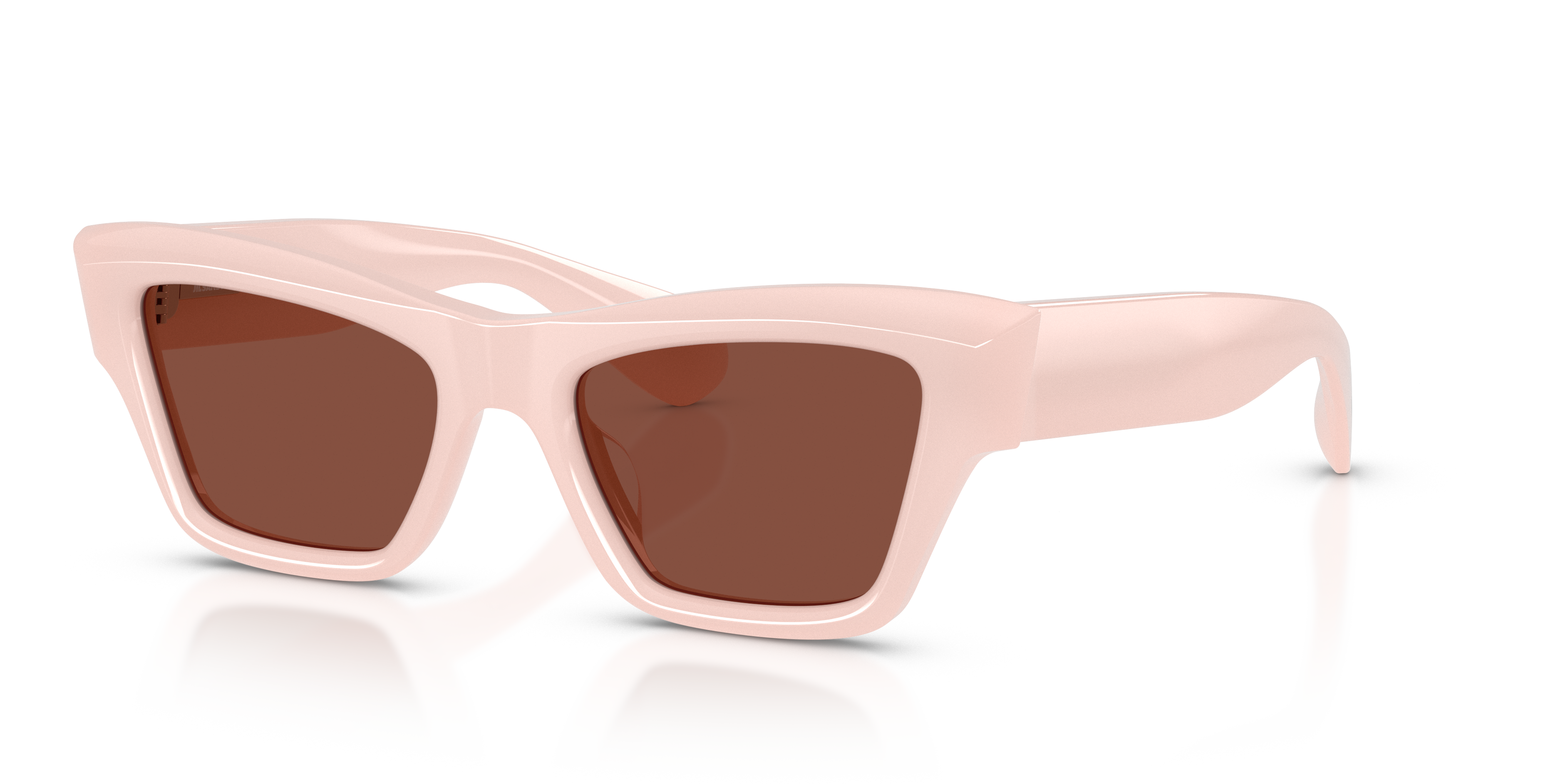 Oliver Peoples Edition 3 with Soft Pink frame and Burgundy lenses