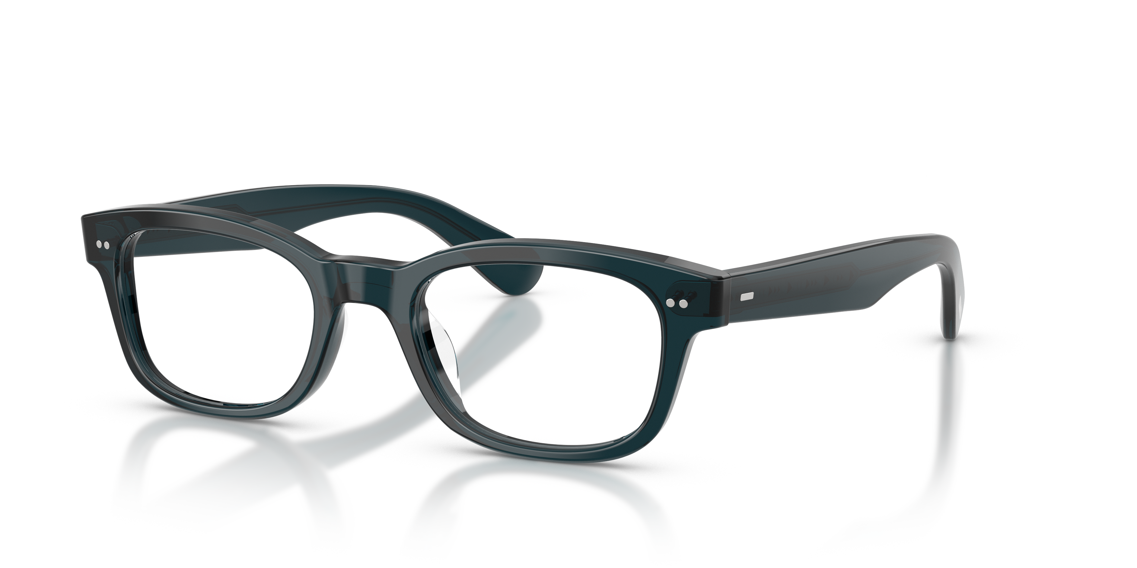Oliver Peoples Tiello の ミッドナイトティール フレーム | Oliver