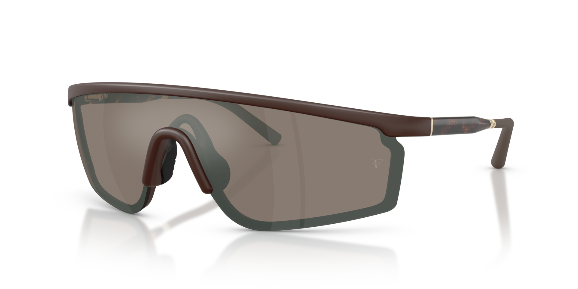 Oliver Peoples R-20 with Mocha frame and Sierra Flash Mirror