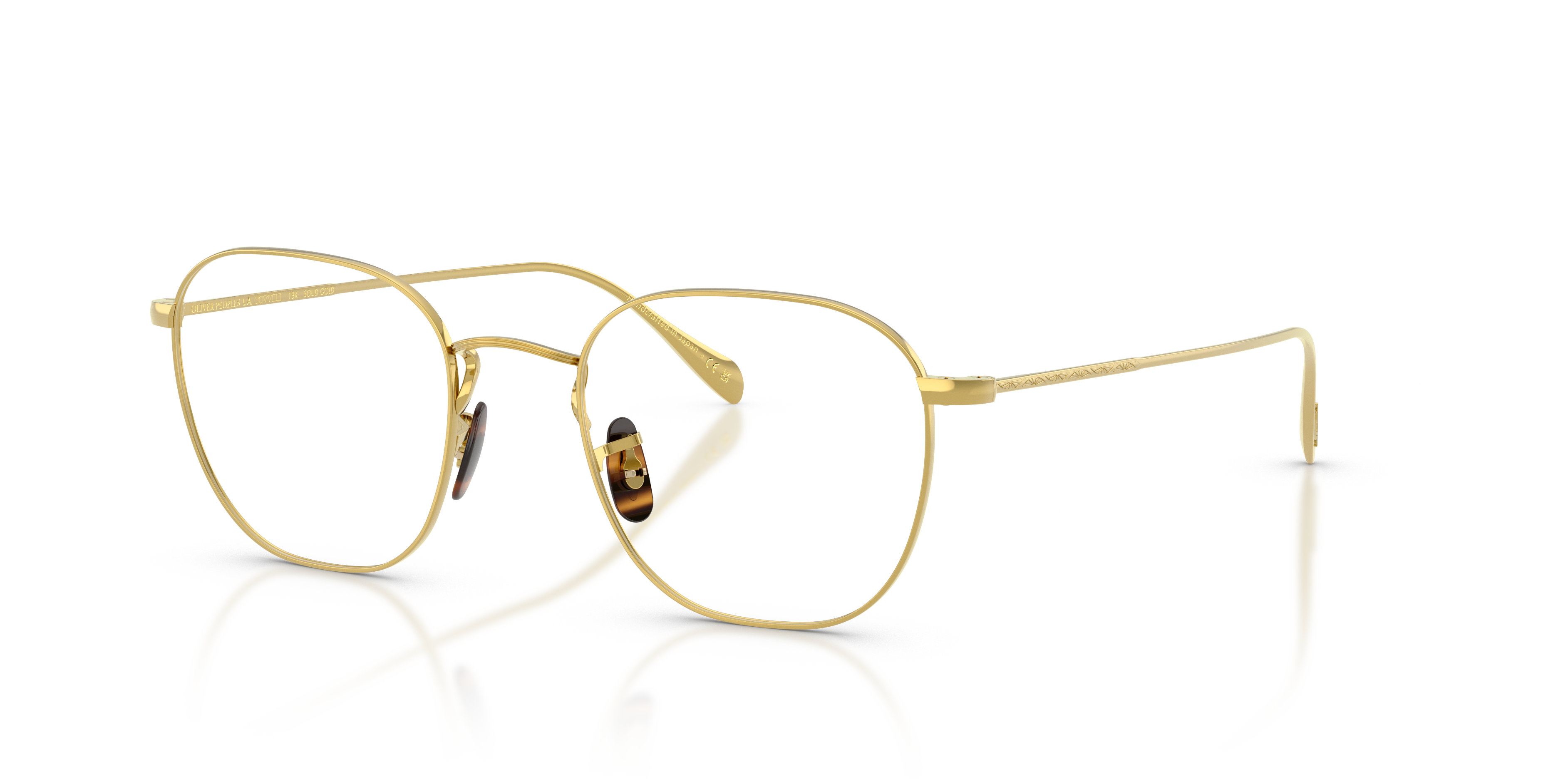 Oliver Peoples Clyne Solid Gold with Solid Gold frame | Oliver