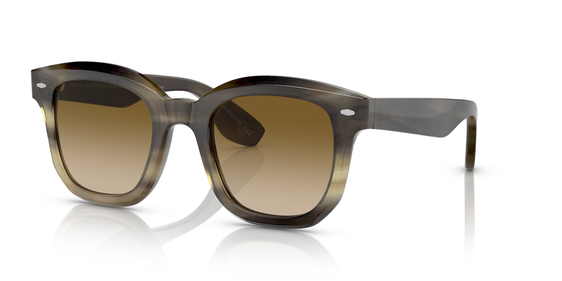 Oliver Peoples Filu' Horn with Light Brown Horn frame and Light