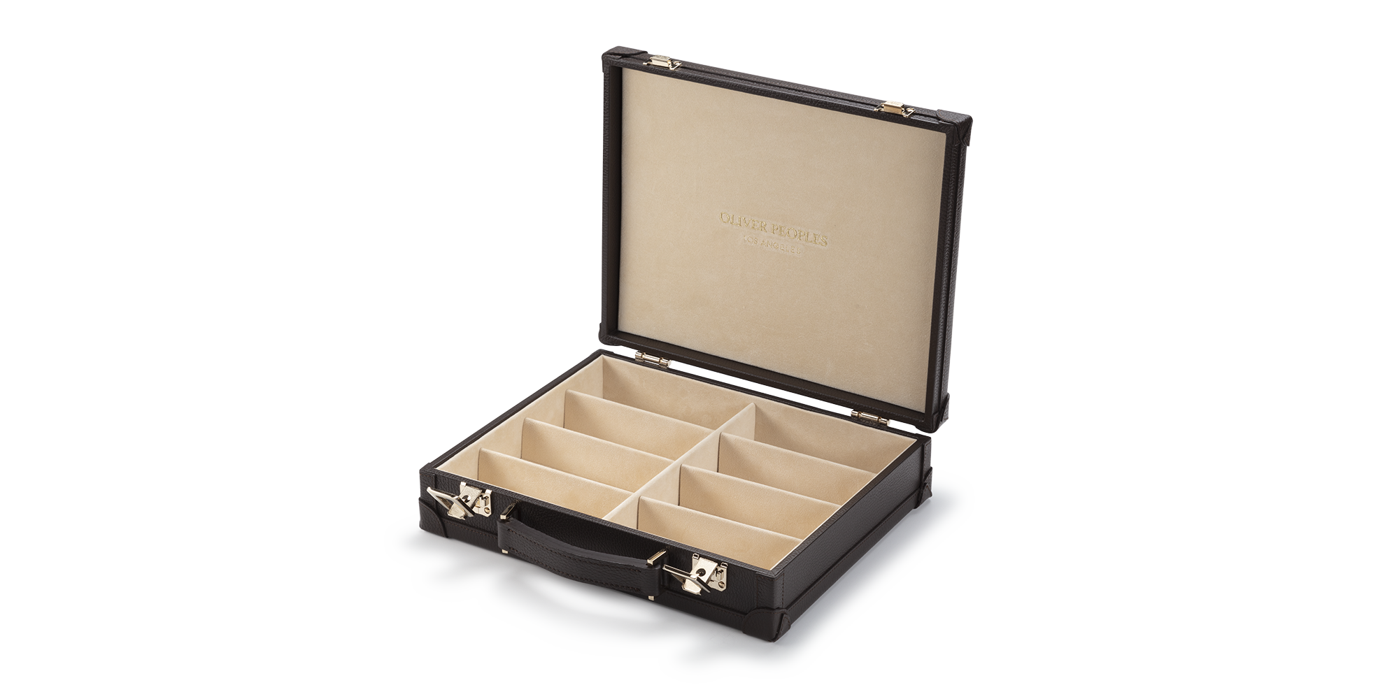 Oliver Peoples Genuine Leather Eight Frame Trunk | Oliver Peoples® US