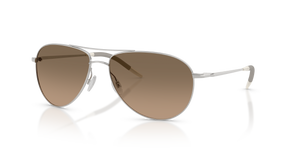 Sie Oliver Peoples Benedict mit Silver Gestell und Brown Gläsern - Das Bild 1
