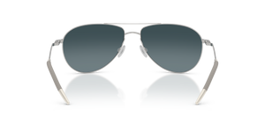 Sie Oliver Peoples Benedict mit Silber Gestell und Blau Gläsern - Das Bild 5