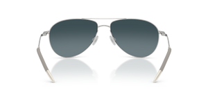 Oliver Peoples Benedict、シルバーフレーム、ブルーレンズ - 画像 5
